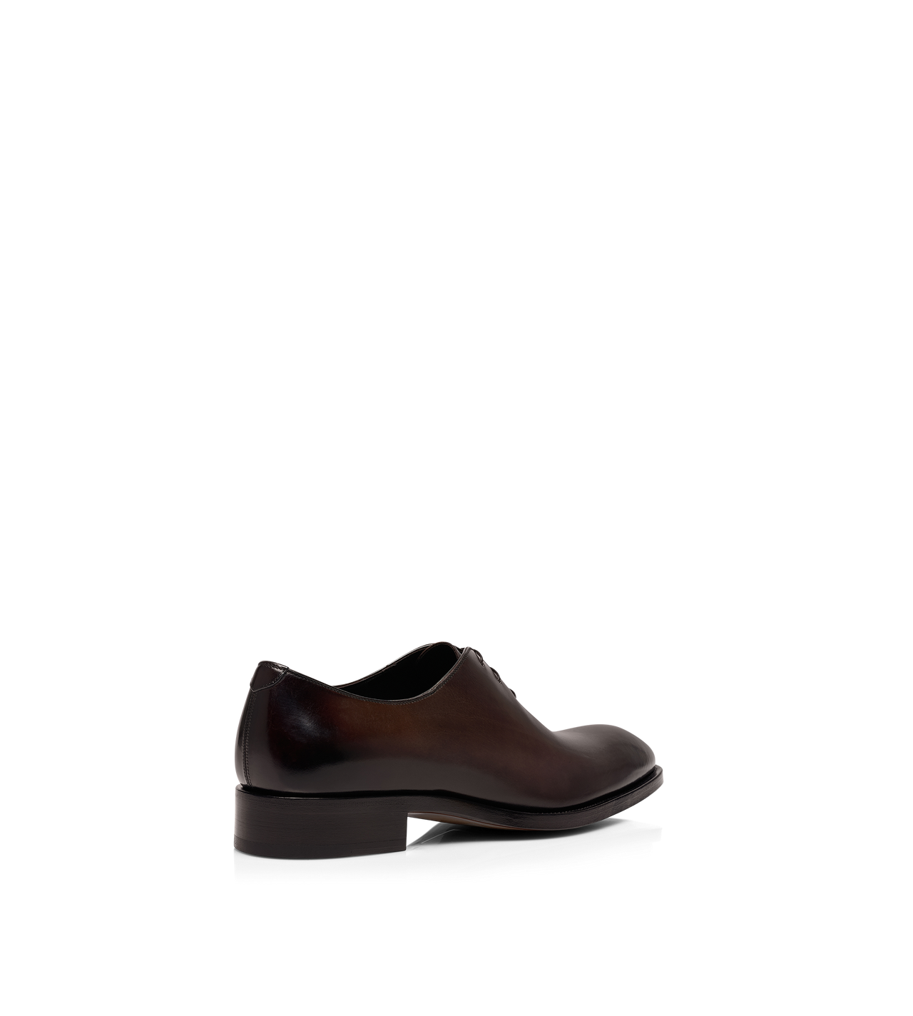 BURNISHED LEATHER WHOLE CUT LACE UP image number 2