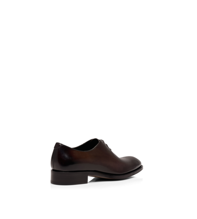 BURNISHED LEATHER WHOLE CUT LACE UP image number 2