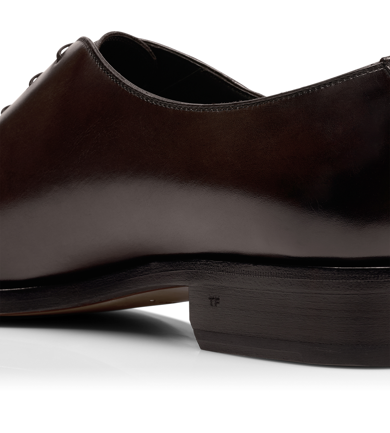 BURNISHED LEATHER WHOLE CUT LACE UP image number 4