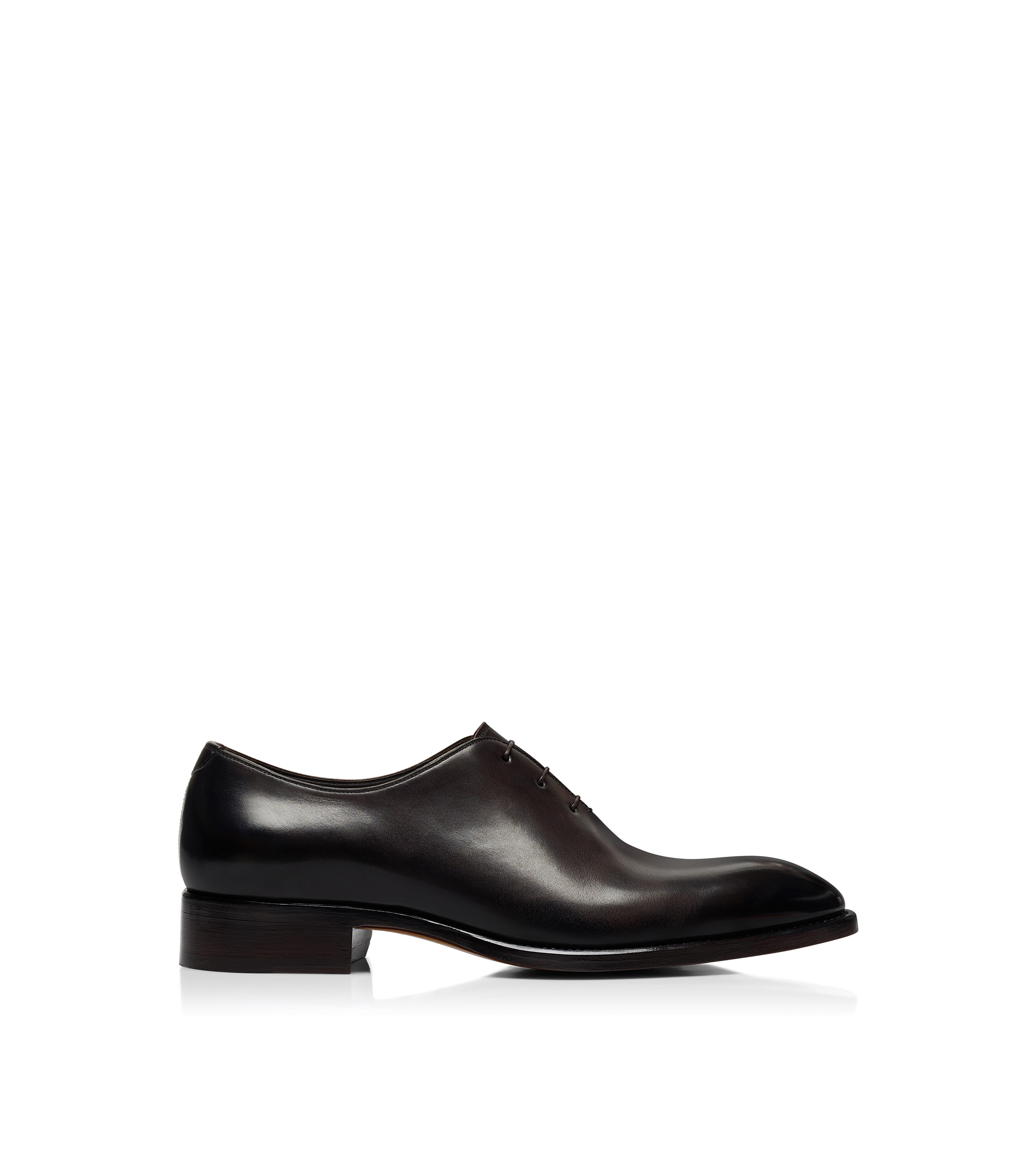 ONE-PIECE-SCHN&Uuml;RSCHUH AUS POLIERTEM LEDER