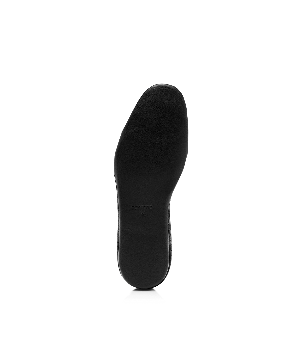 TOM FORD ALLIGATOR BLACK SLIPPER IN ALLIGATORE OPACO