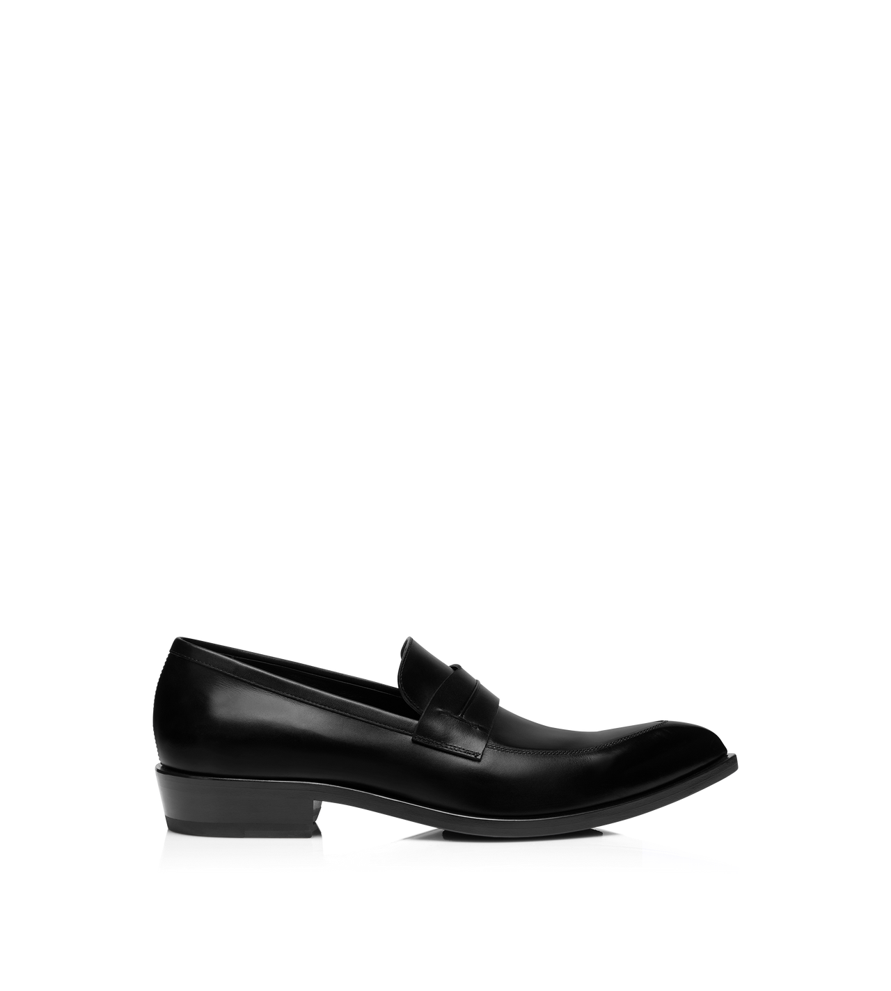 BURNISHED LEATHER LOAFER image number 0