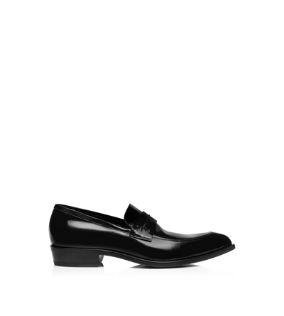 BRUSHED LEATHER LOAFER image number 0