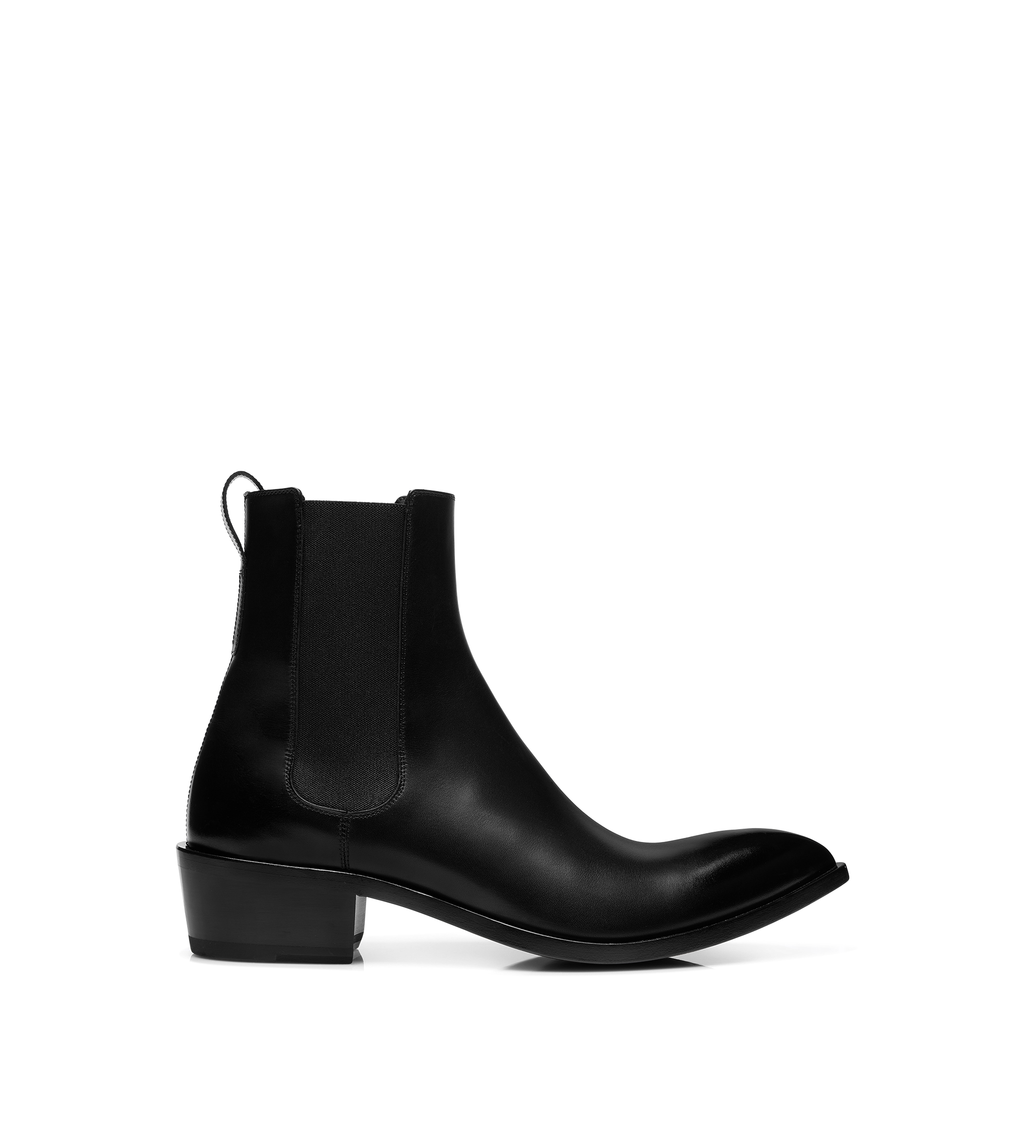 BURNISHED LEATHER CHELSEA BOOT