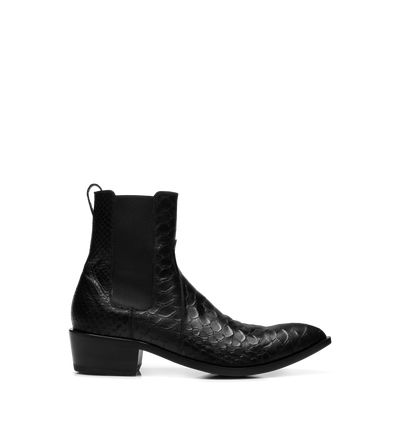MATTE PRINTED PYTHON CHELSEA BOOT image number 0