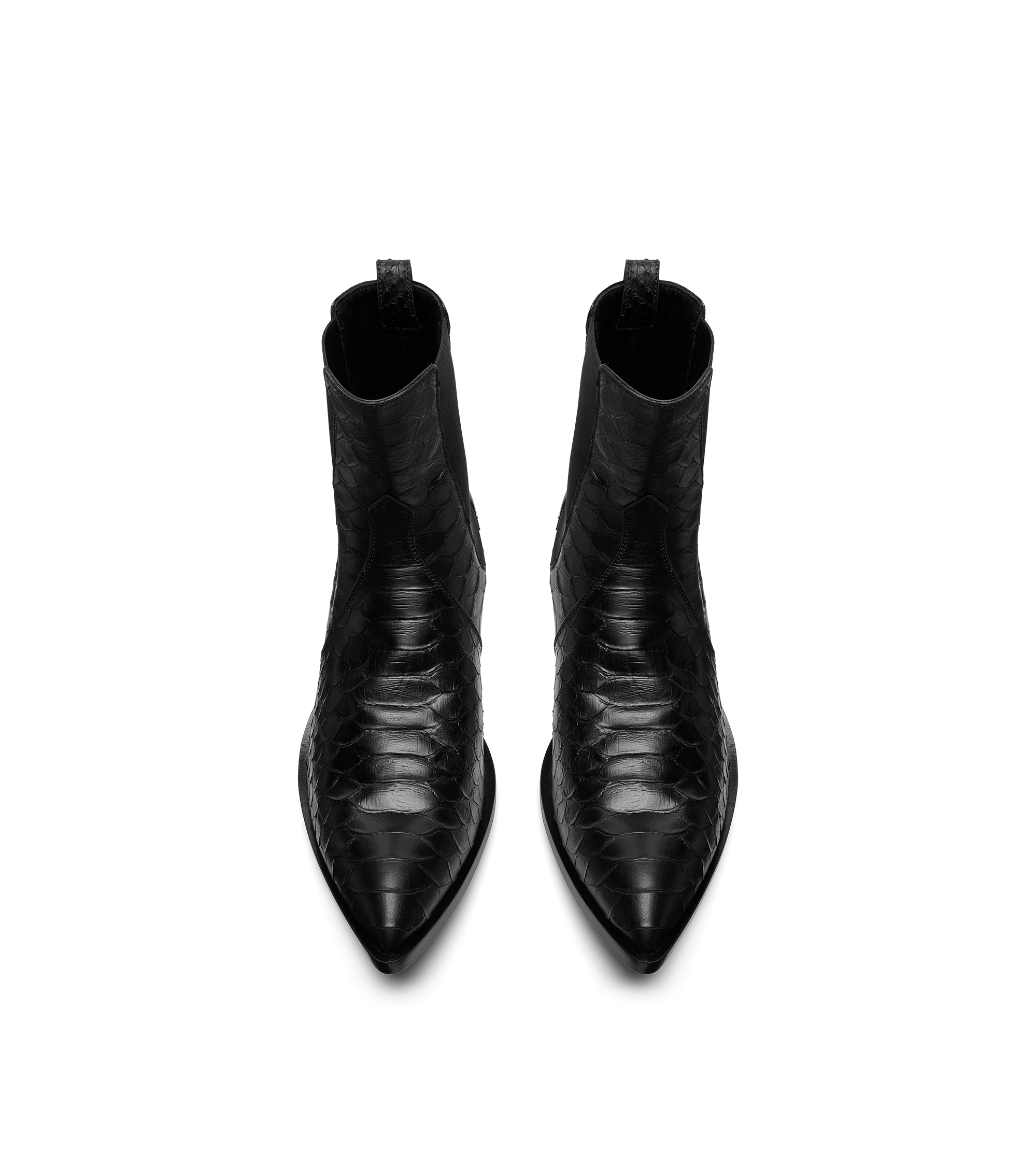 MATTE PRINTED PYTHON CHELSEA BOOT