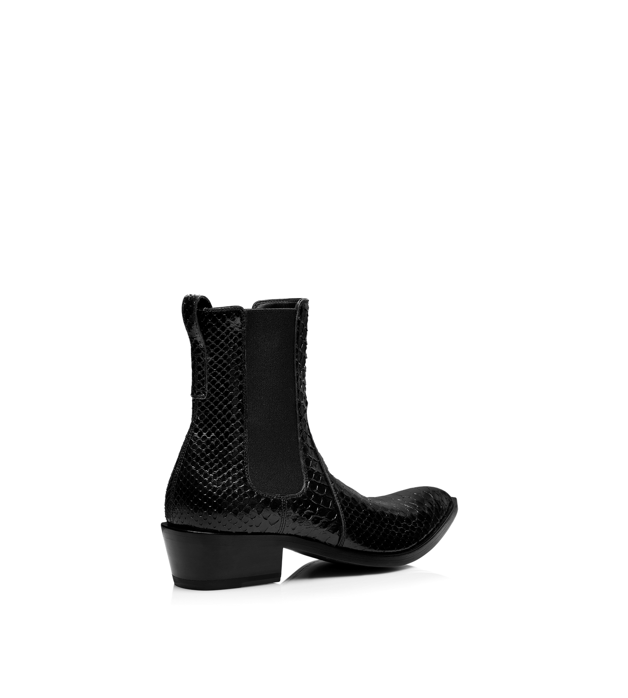 MATTE PRINTED PYTHON CHELSEA BOOT image number 2