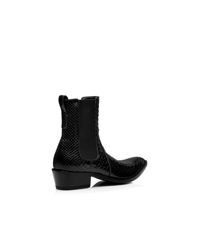 MATTE PRINTED PYTHON CHELSEA BOOT image number 2
