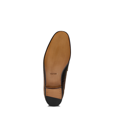 STAMPED CROC VELVET T HEEL GIGI LOAFER image number 3