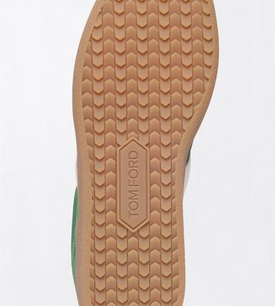 TOM FORD LEATHER EMERALD + AMBER ARCHER SNEAKER