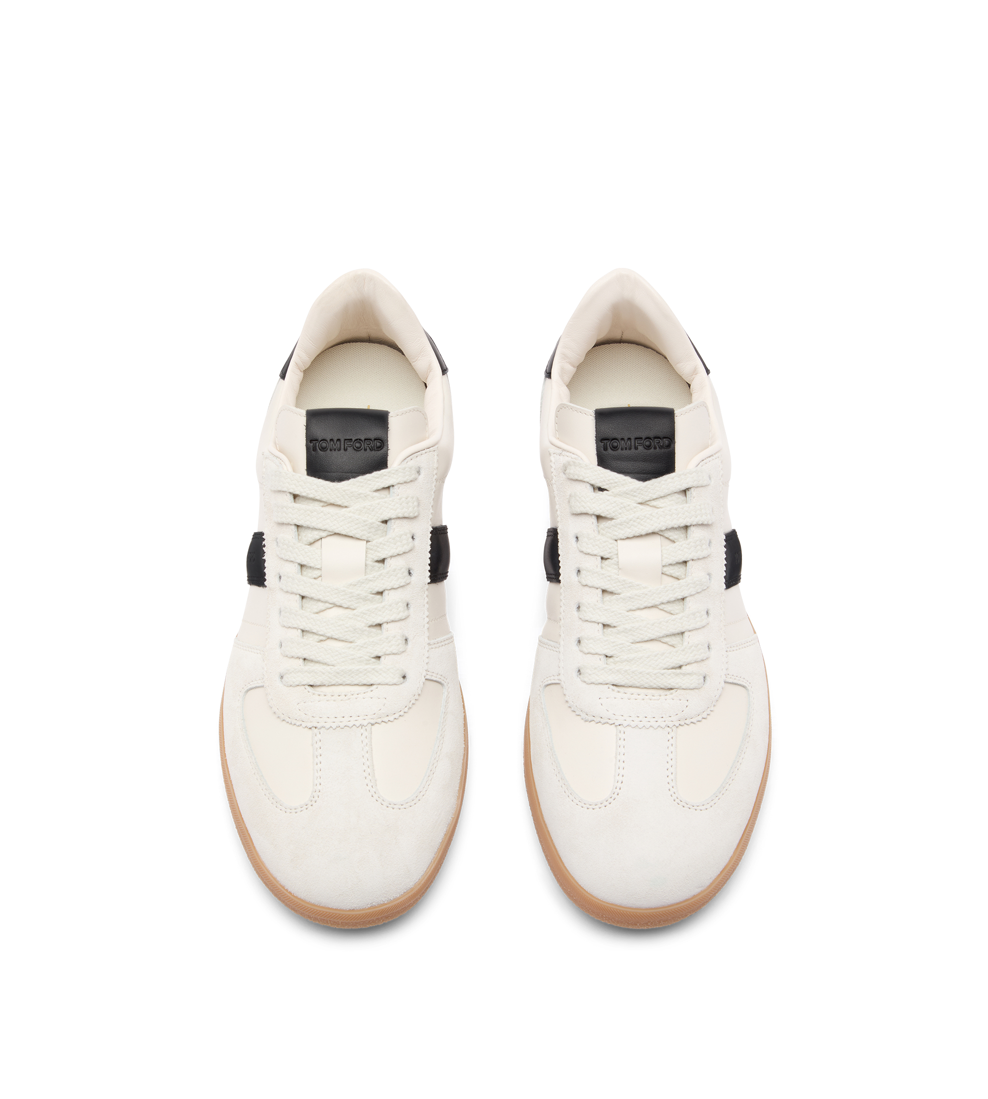 SUEDE AND SMOOTH LEATHER T SNEAKER