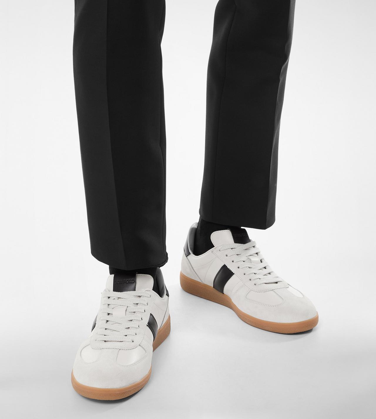 SUEDE AND SMOOTH LEATHER T SNEAKER image number 5