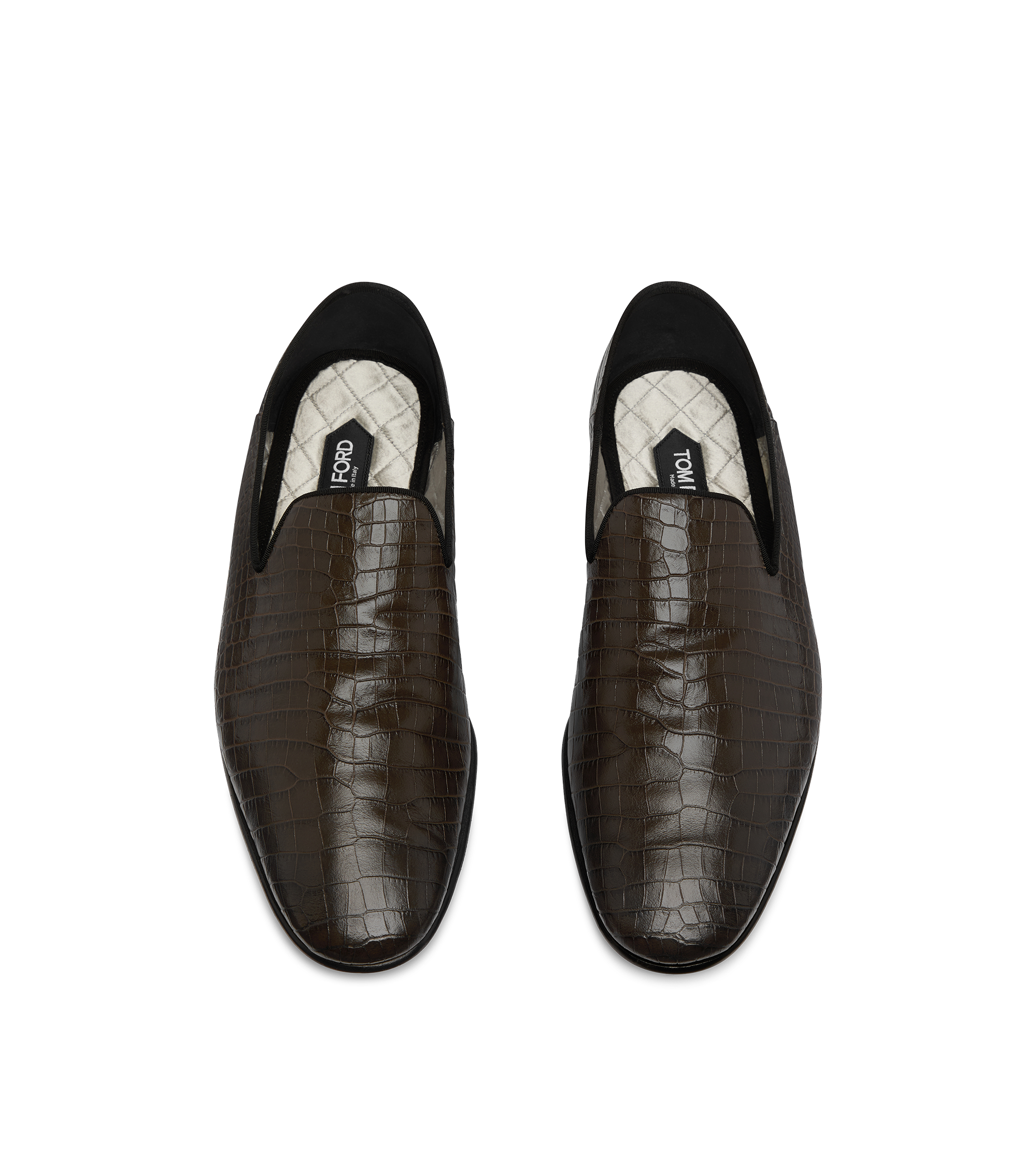PRINTED ALLIGATOR STEVEN SLIPPER