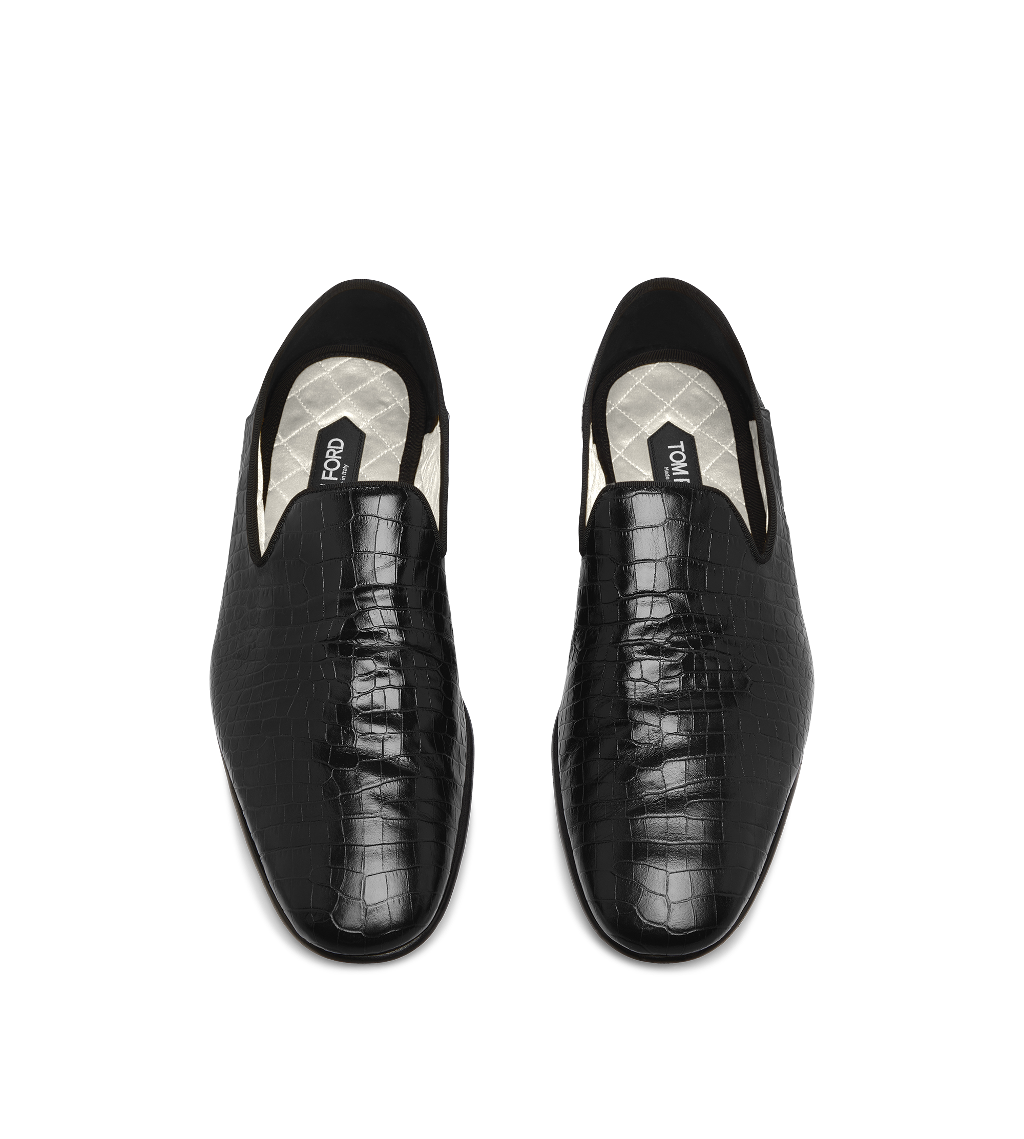 PRINTED ALLIGATOR STEVEN SLIPPER | TOM FORD Fashion