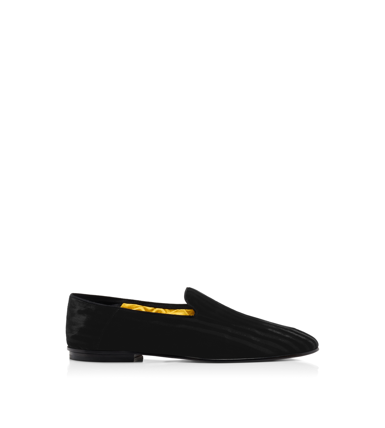 STRIPED VELVET STEVEN SLIPPER image number 0