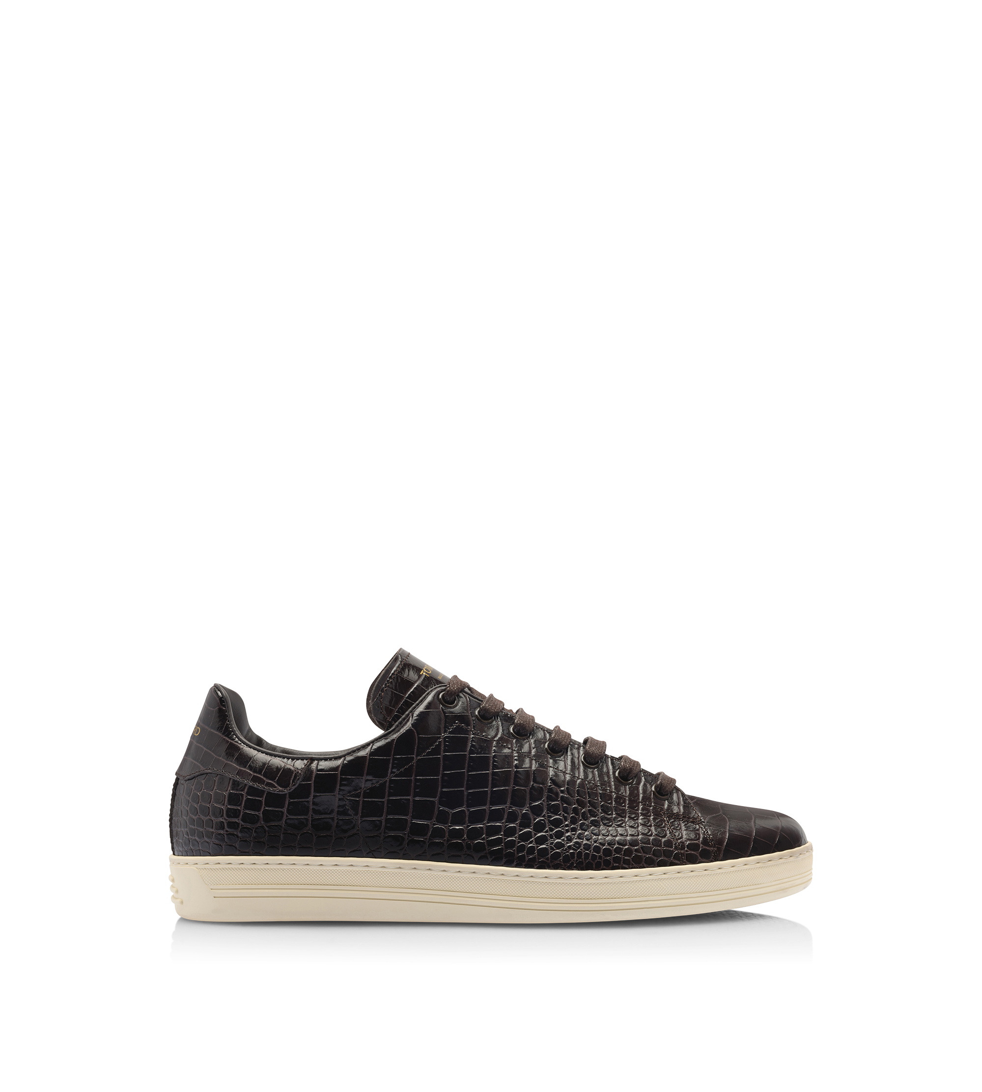 TOM FORD ホワイトスニーカー Tom Ford - Radcliffe White Leather Low-Top Sneaker