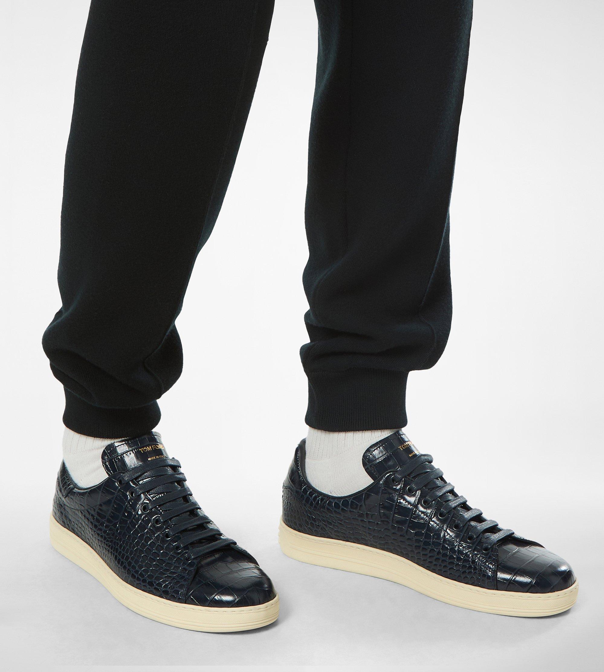 PRINTED ALLIGATOR WARWICK SNEAKER | TOM FORD Fashion