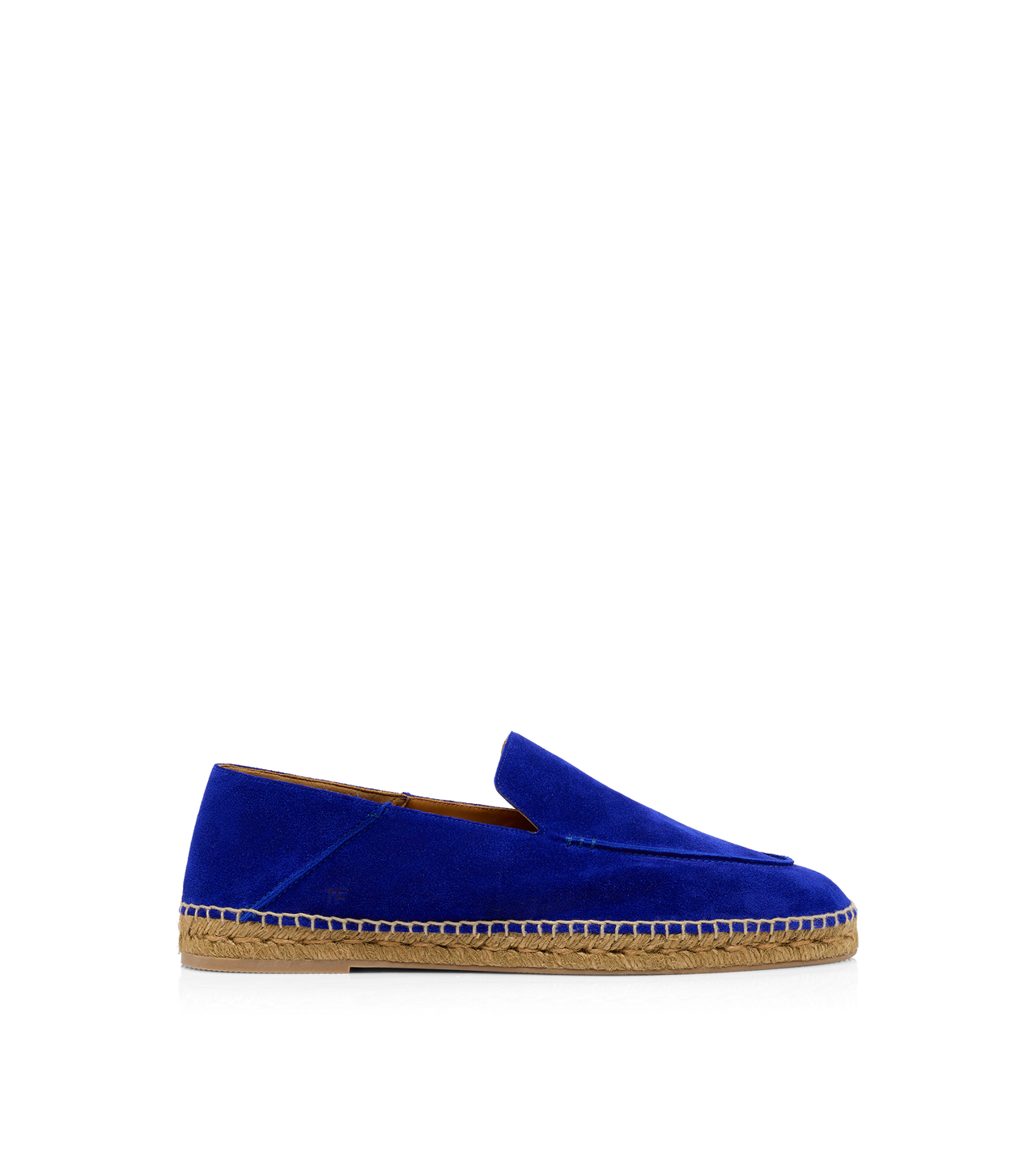 TOM FORD LEATHER ELECTRIC PURPLE + ECRU SUEDE FINN ESPADRILLE
