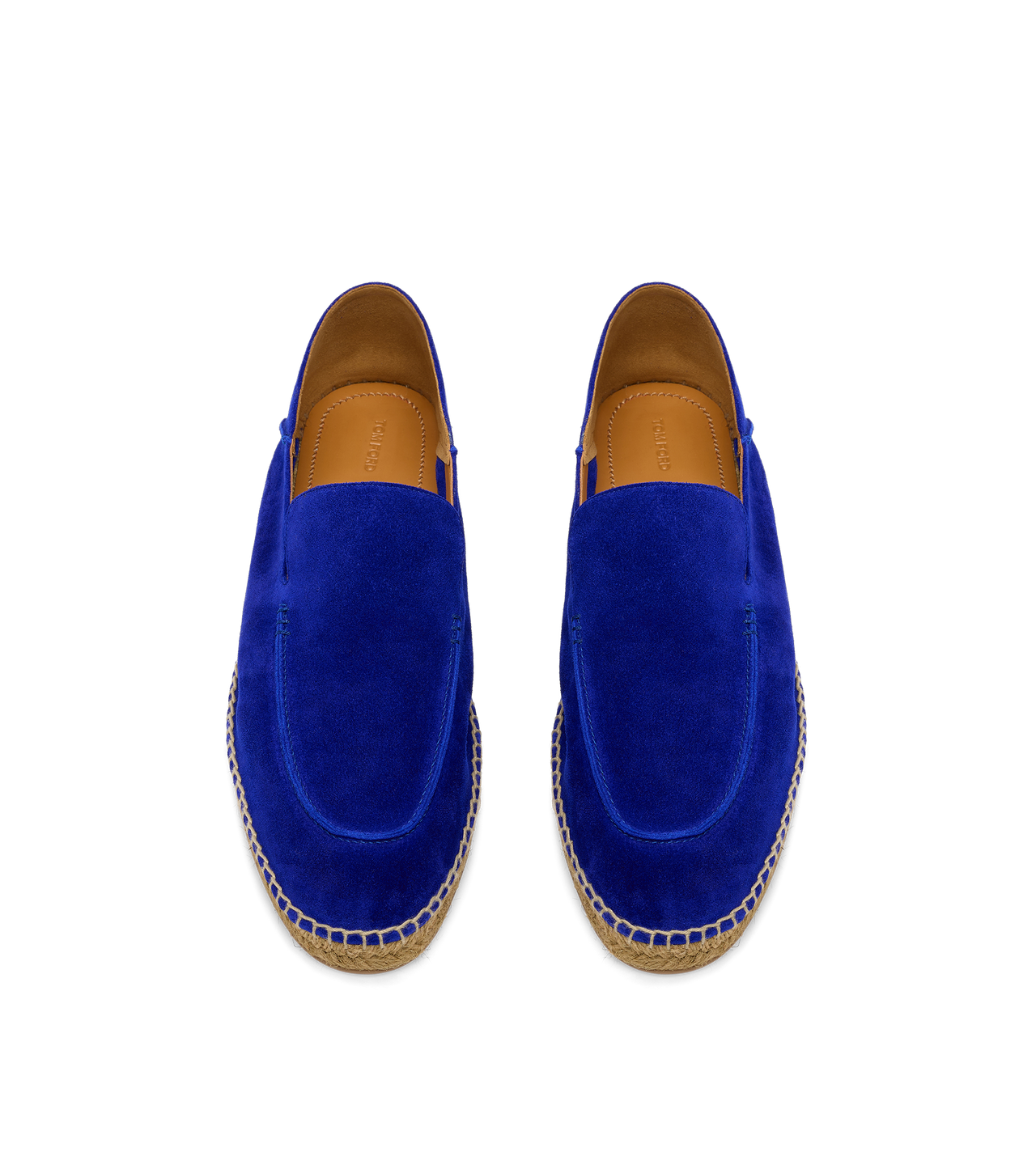 TOM FORD LEATHER ELECTRIC PURPLE + ECRU SUEDE FINN ESPADRILLE