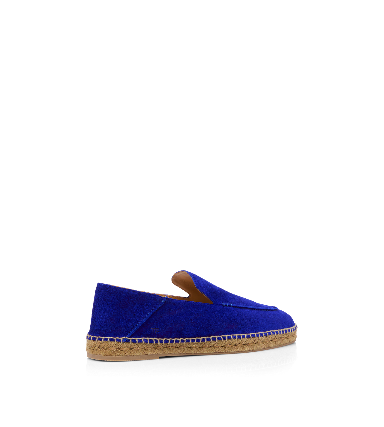 TOM FORD LEATHER ELECTRIC PURPLE + ECRU SUEDE FINN ESPADRILLE