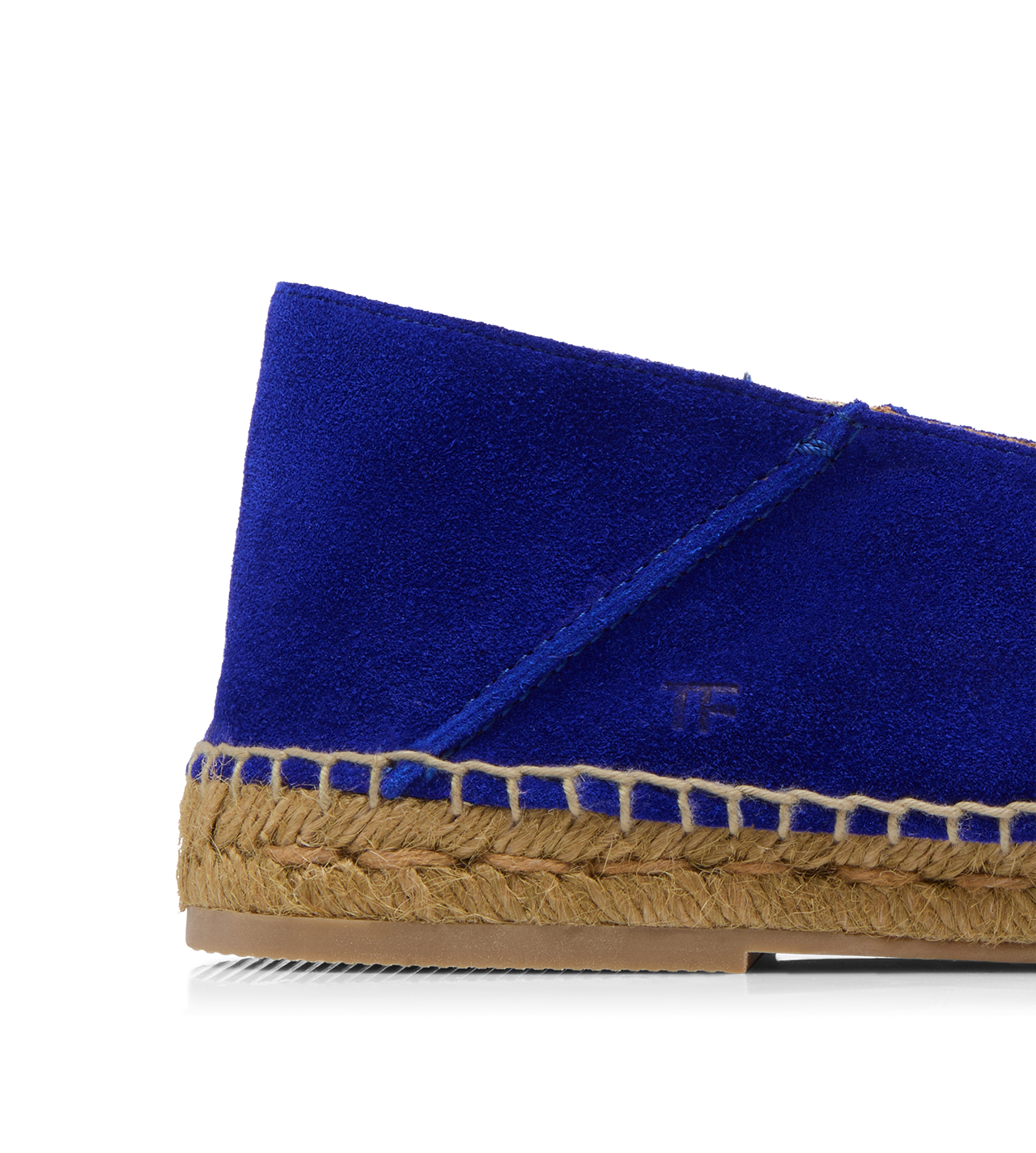 TOM FORD LEATHER ELECTRIC PURPLE + ECRU SUEDE FINN ESPADRILLE