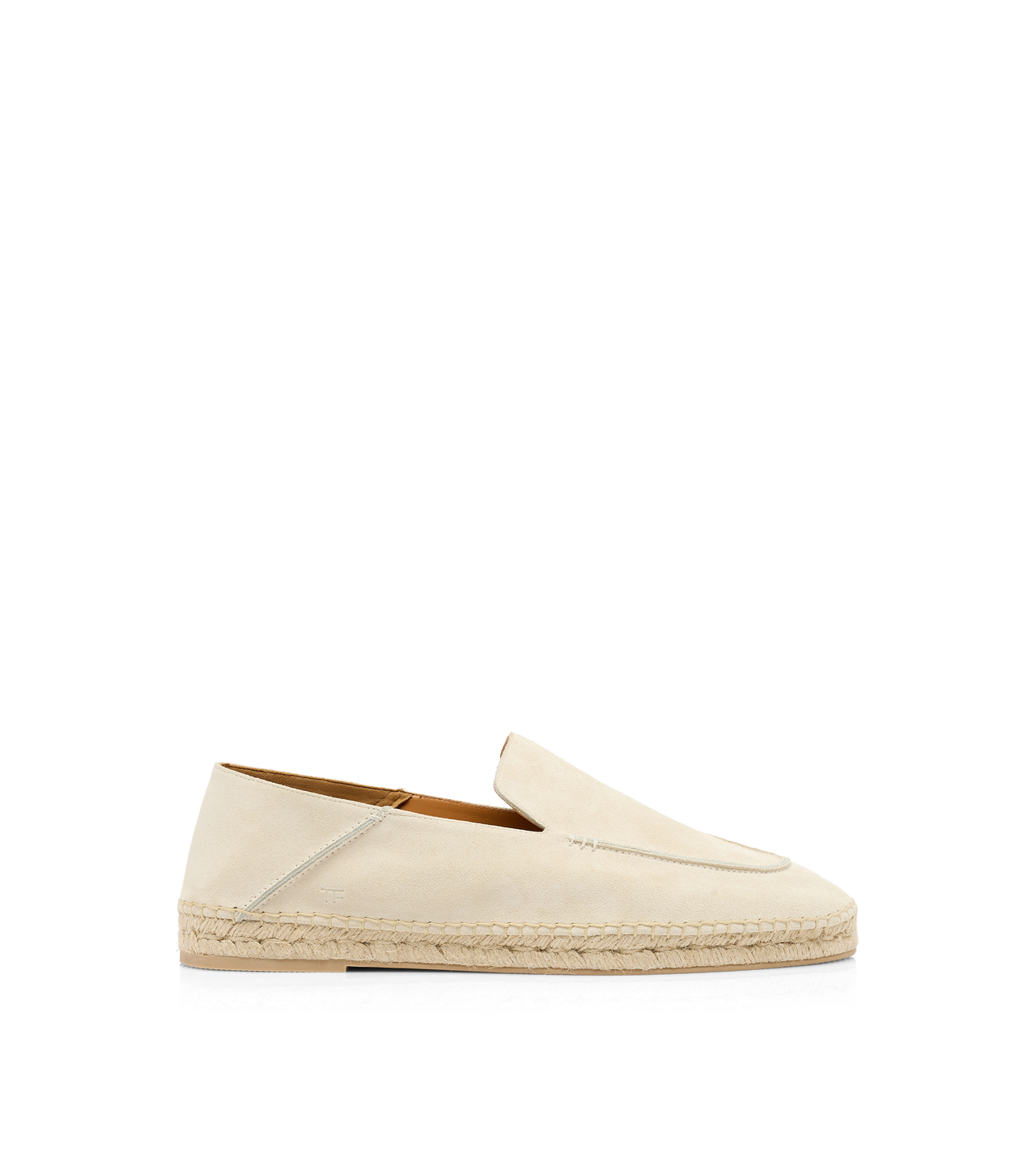 TOM FORD LEATHER MARBLE + TAUPE SUEDE FINN ESPADRILLE