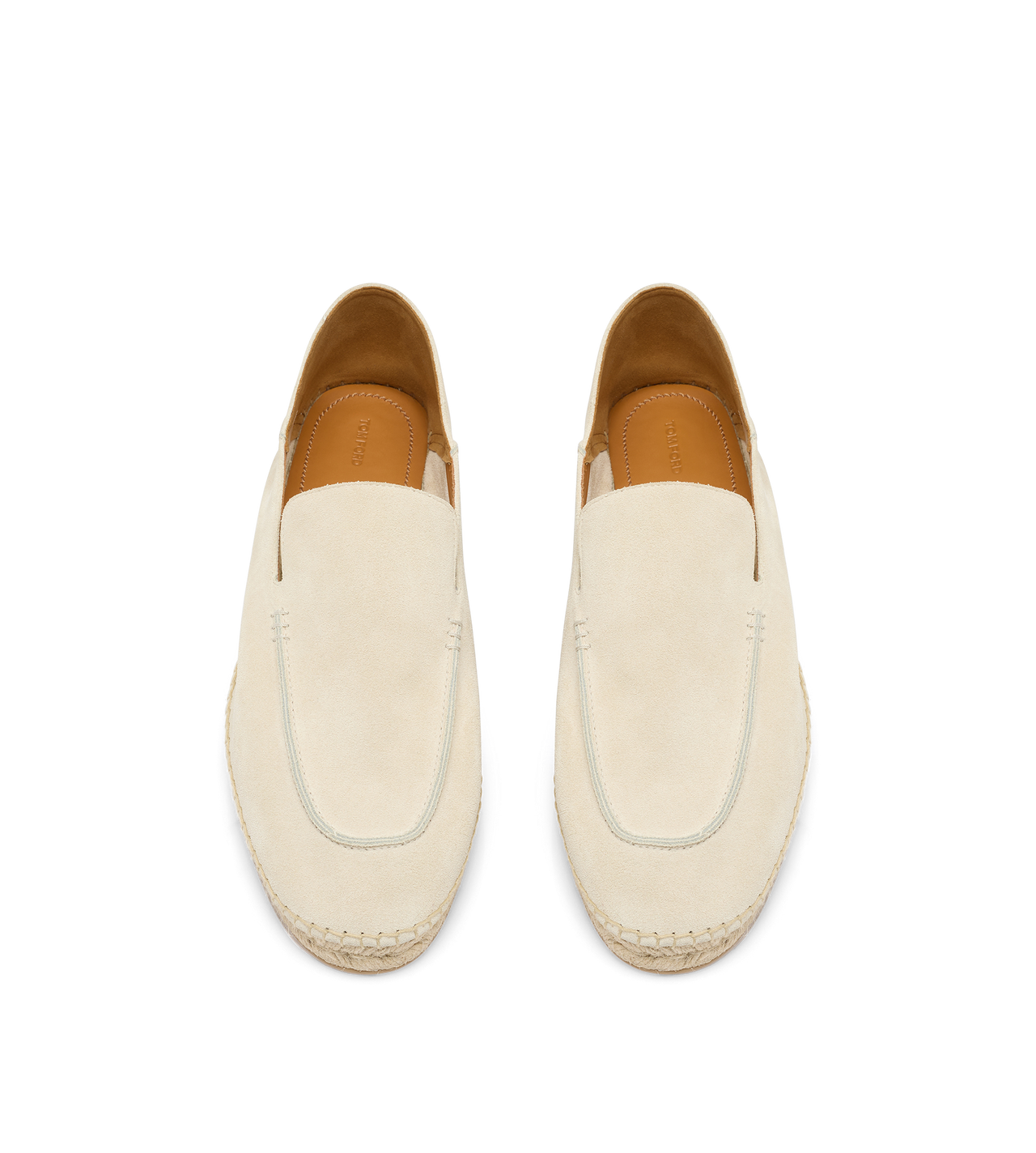 TOM FORD LEATHER MARBLE + TAUPE SUEDE FINN ESPADRILLE