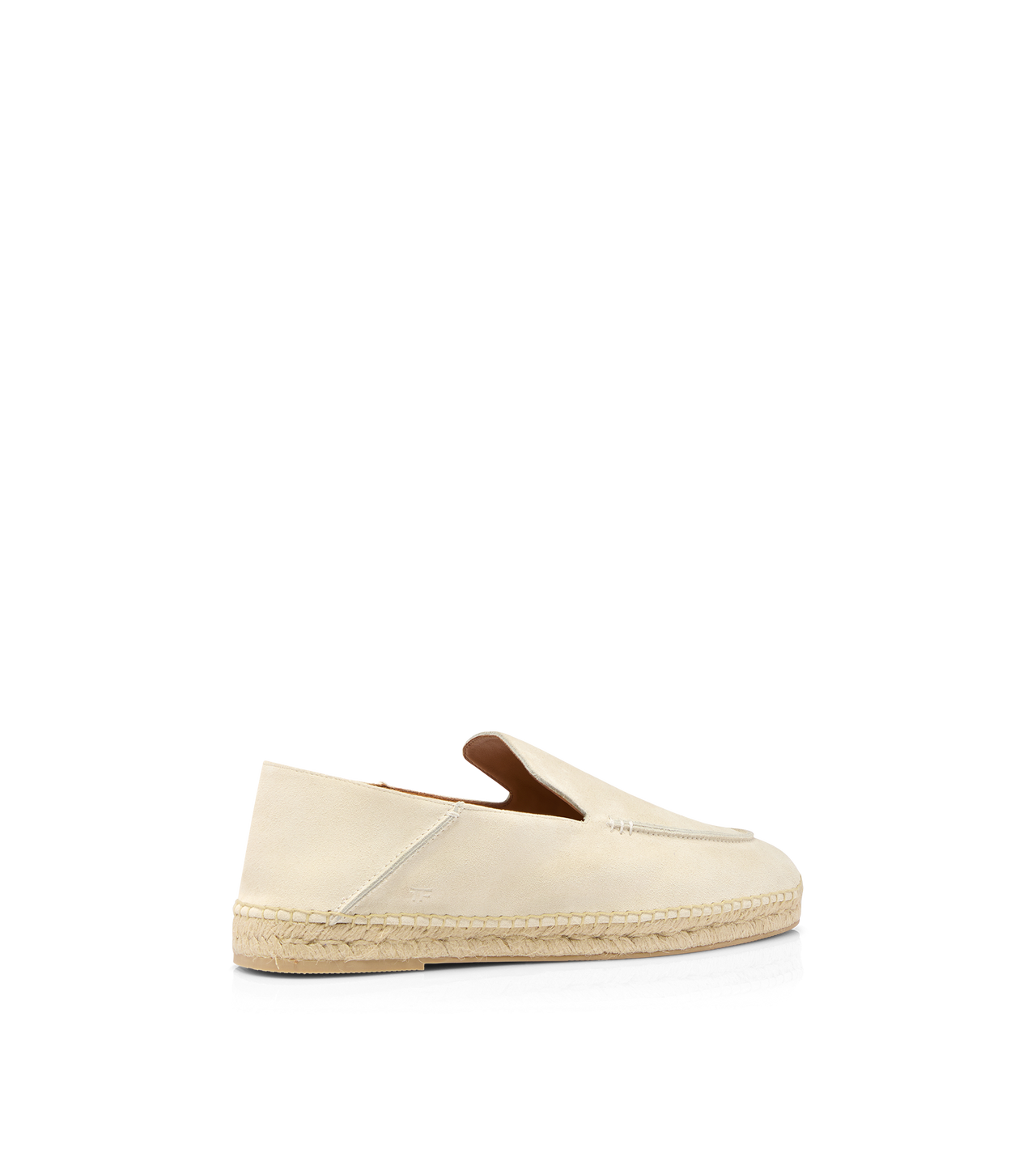 TOM FORD LEATHER MARBLE + TAUPE SUEDE FINN ESPADRILLE