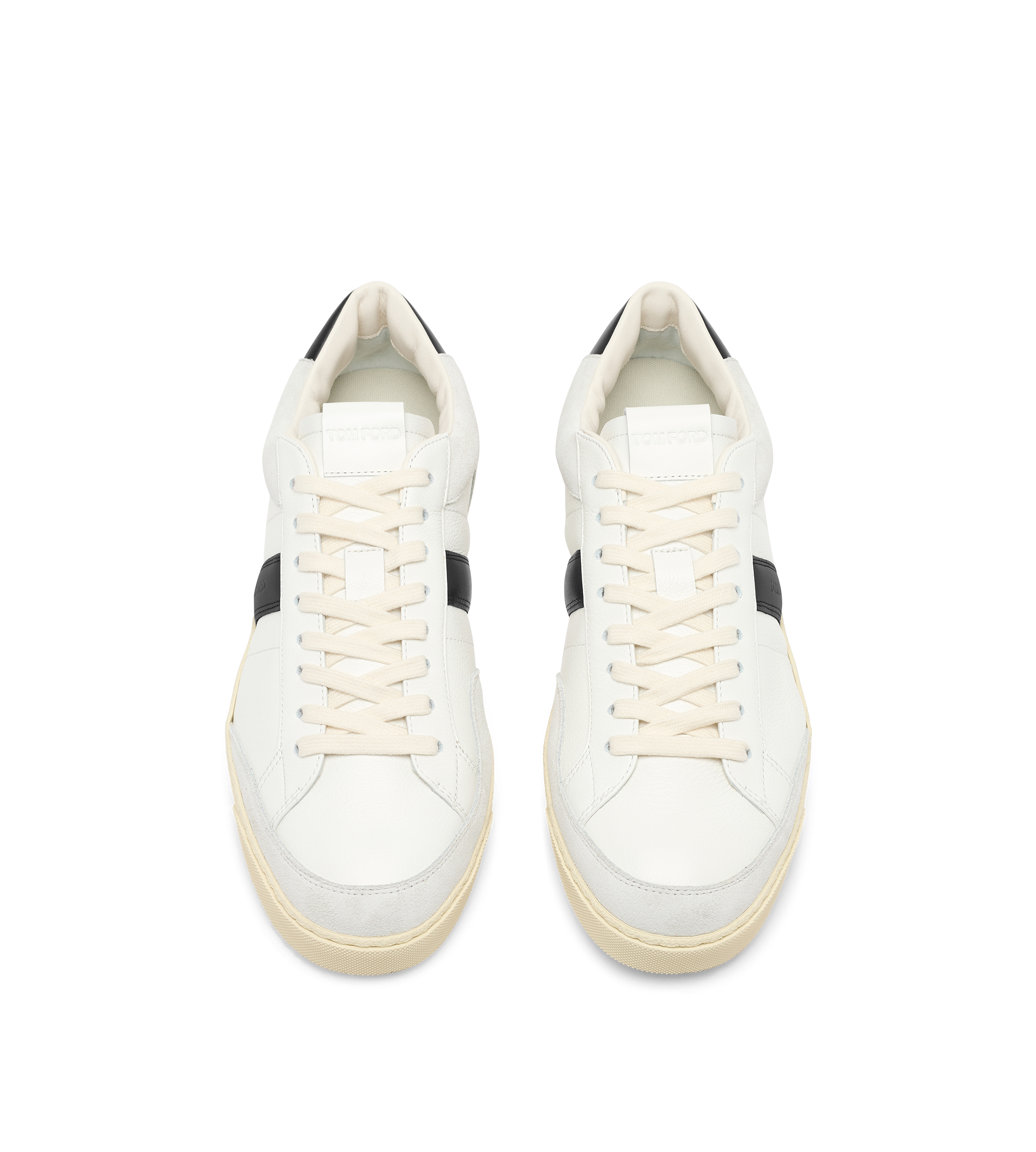 GRAIN LEATHER AND SUEDE BLAKE SNEAKER