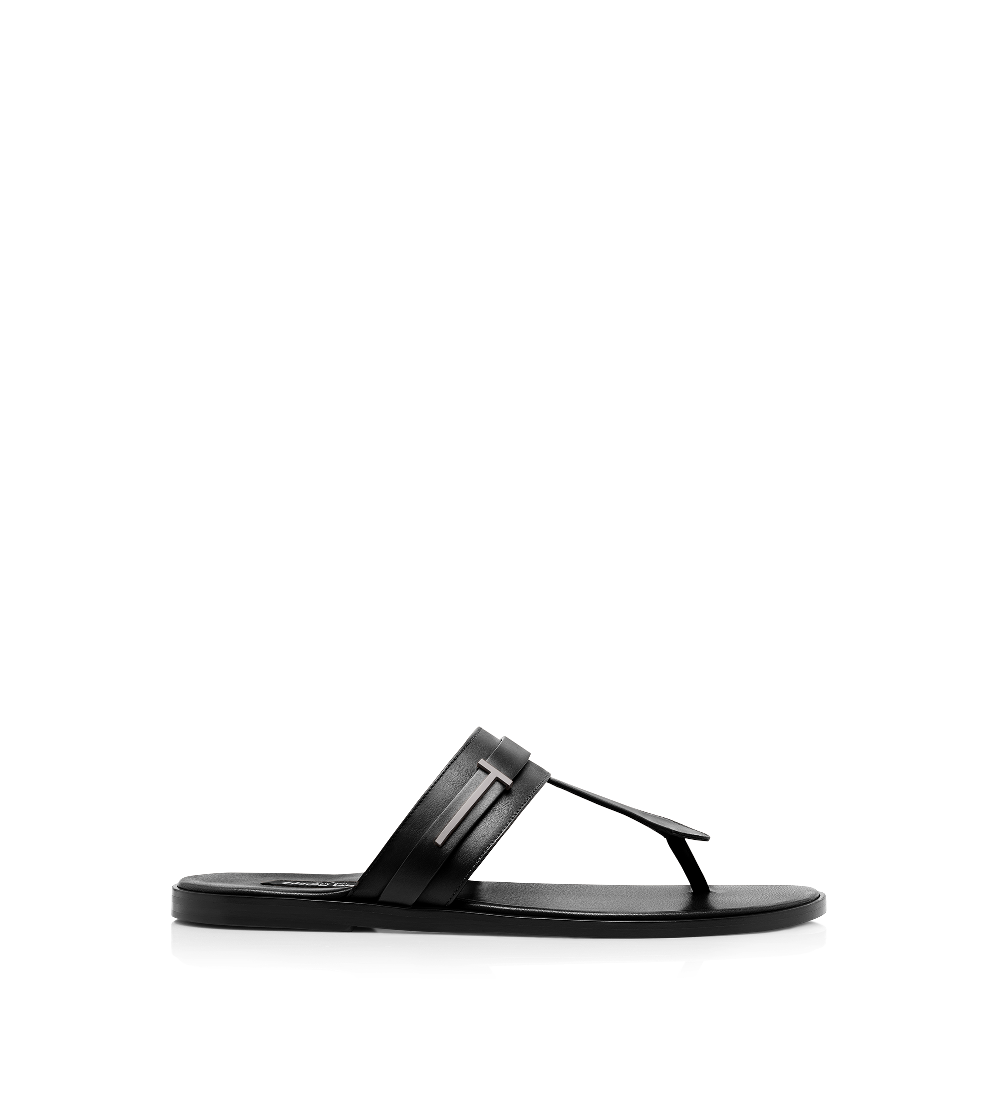 SMOOTH LEATHER T-SANDAL | TOM FORD Fashion
