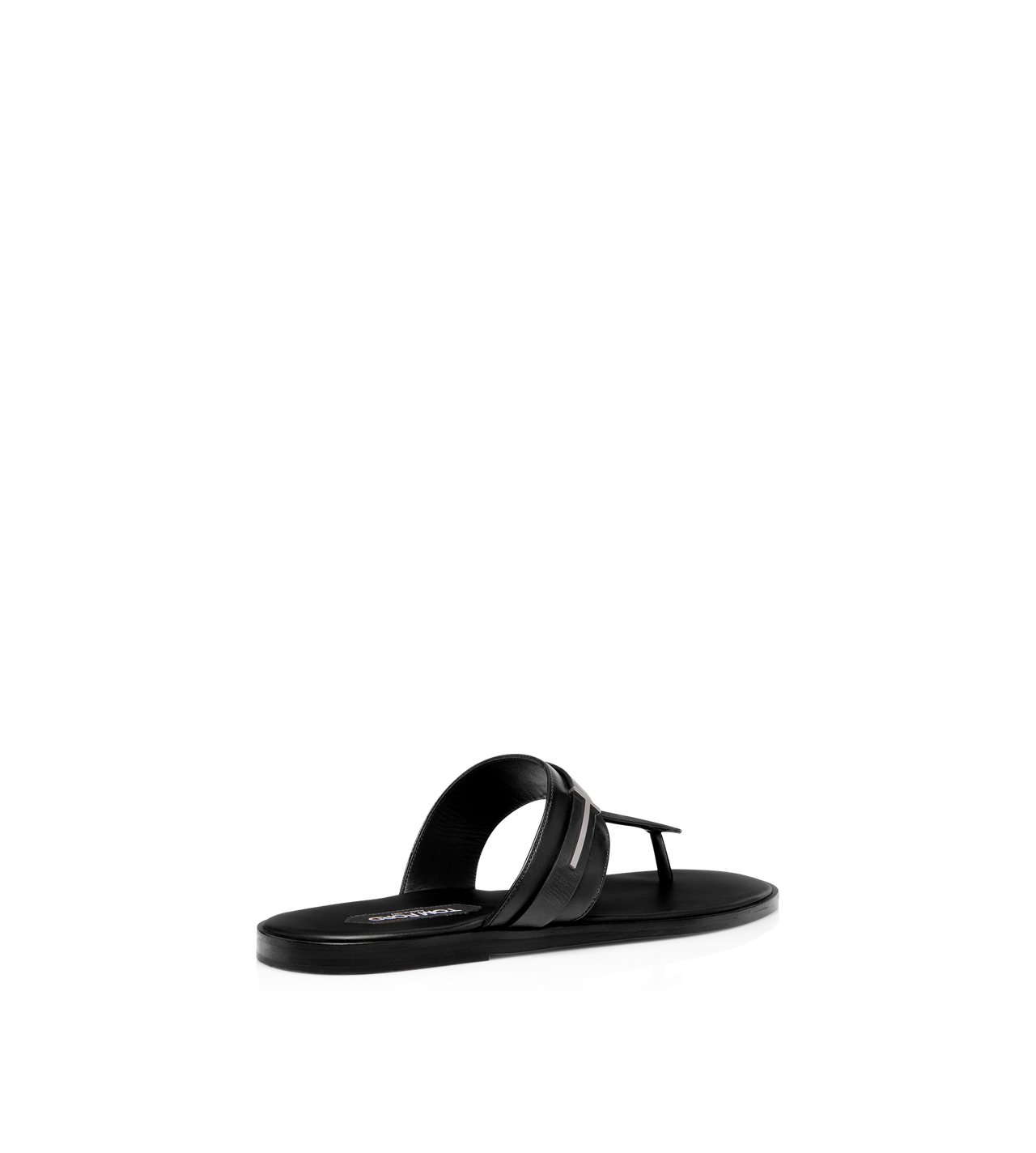SMOOTH LEATHER T-SANDAL image number 2