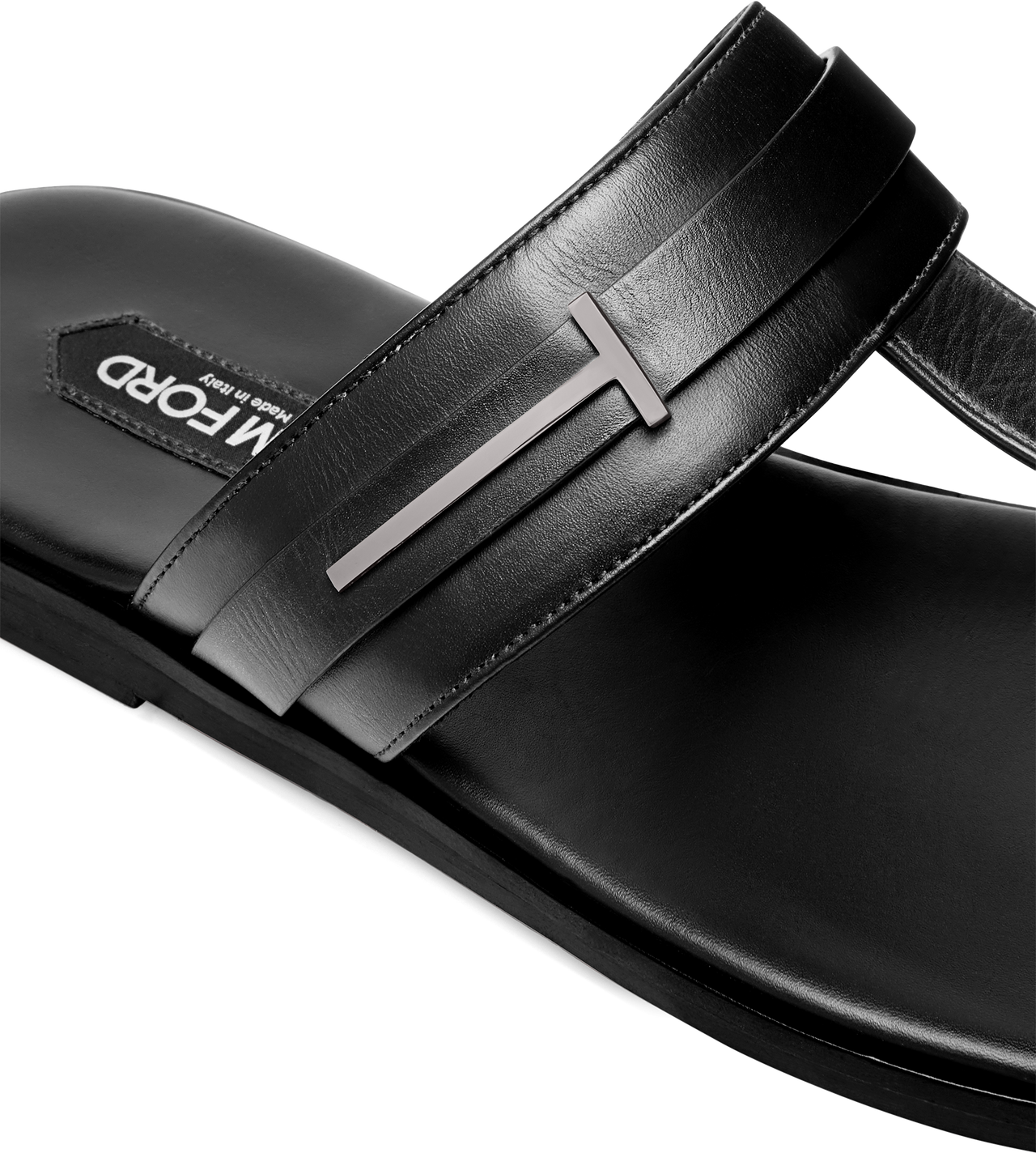 SMOOTH LEATHER T-SANDAL image number 4