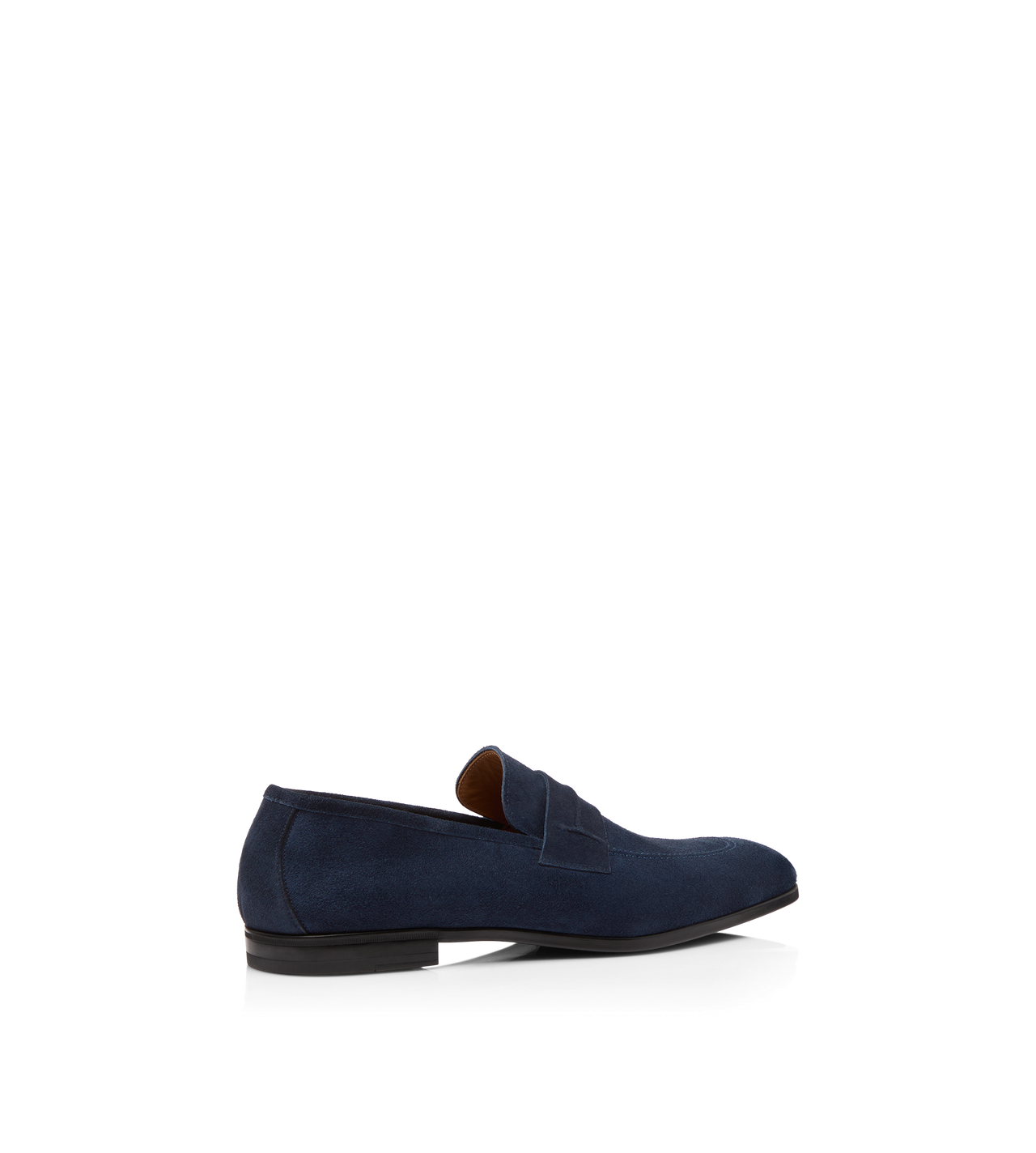 TOM FORD LEATHER MIDNIGHT MOCASSINO SEAN PENNY IN PELLE SCAMOSCIATA