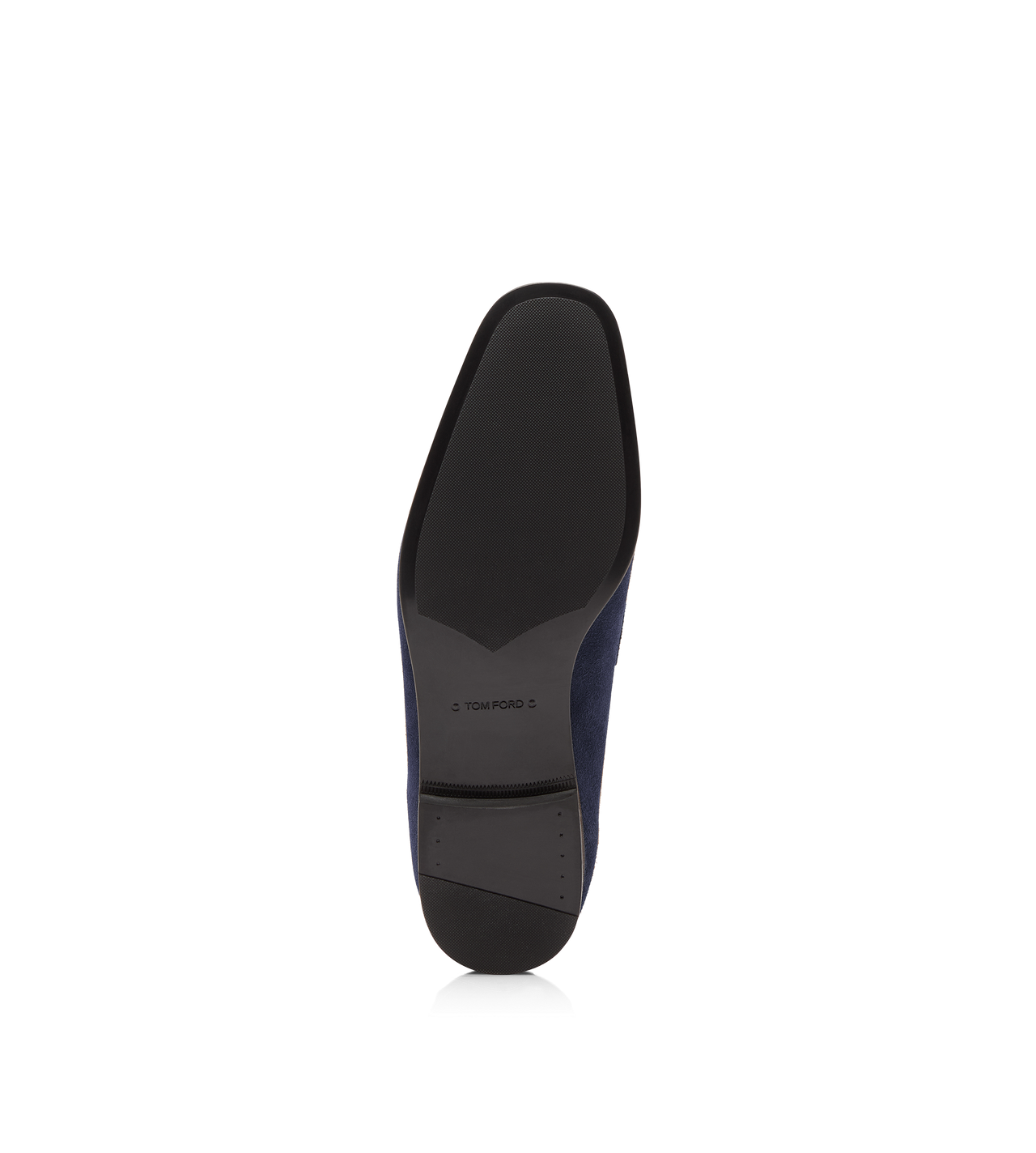 TOM FORD LEATHER MIDNIGHT MOCASSINO SEAN PENNY IN PELLE SCAMOSCIATA