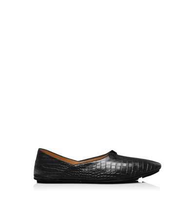 PRINTED ALLIGATOR RUDOLF BALLET SHOE image number 0