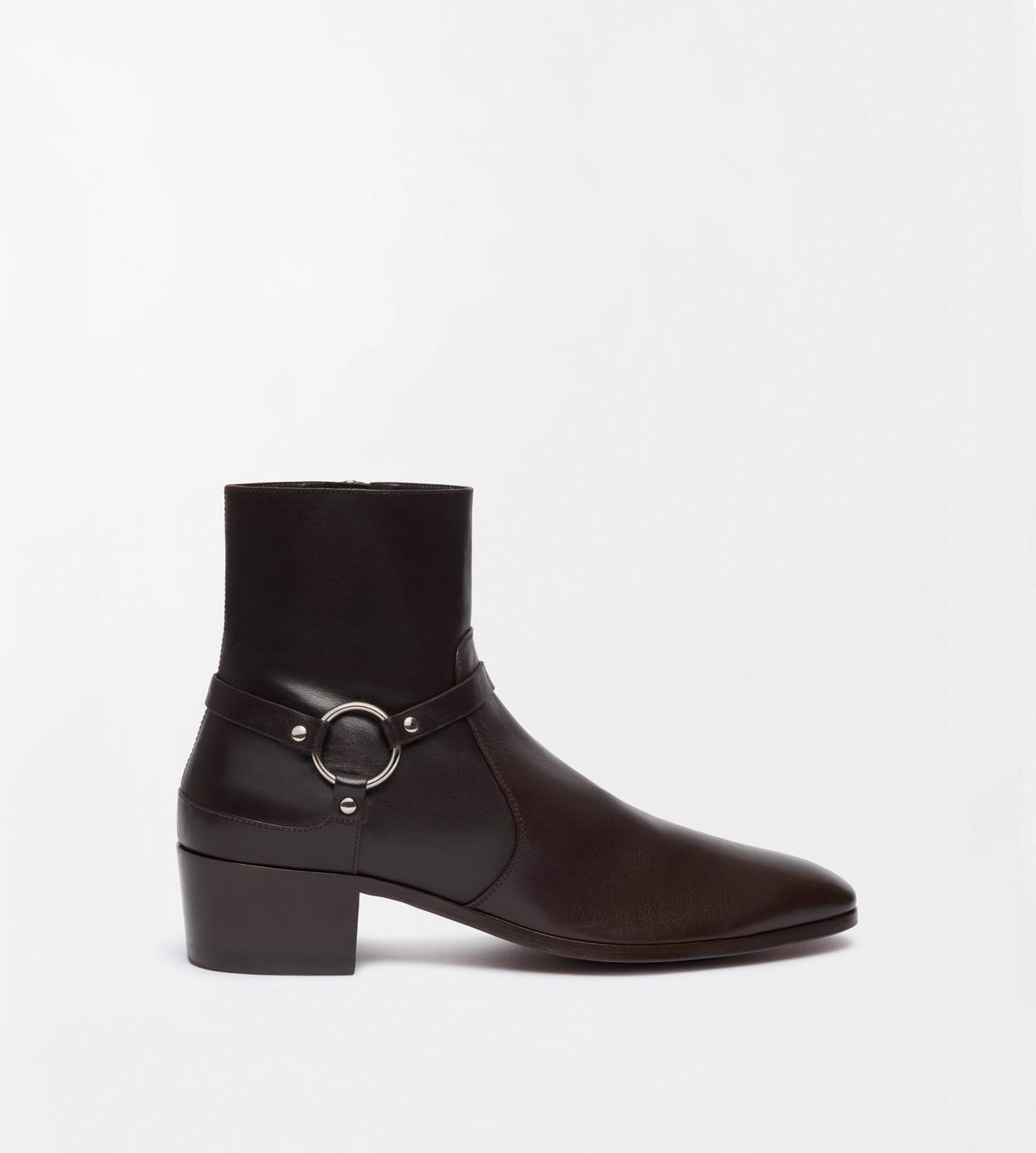 TOM FORD LEATHER ESPRESSO SUPPLE LEATHER CLINT BOOT