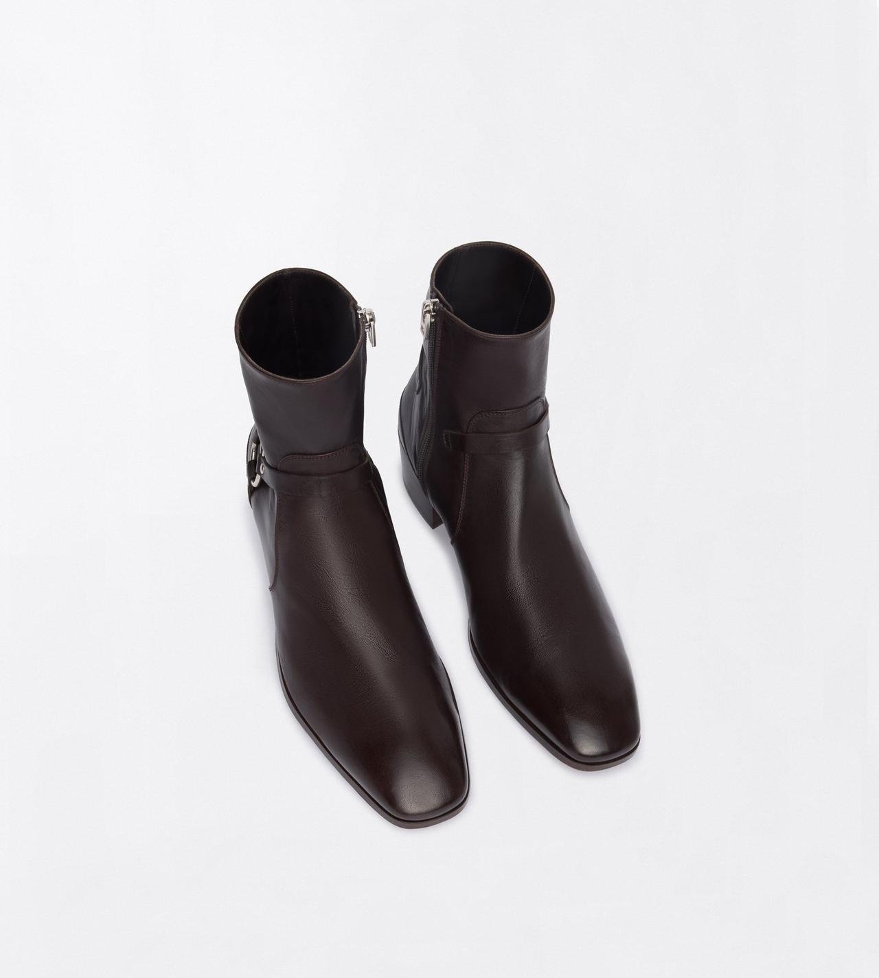 TOM FORD LEATHER ESPRESSO SUPPLE LEATHER CLINT BOOT