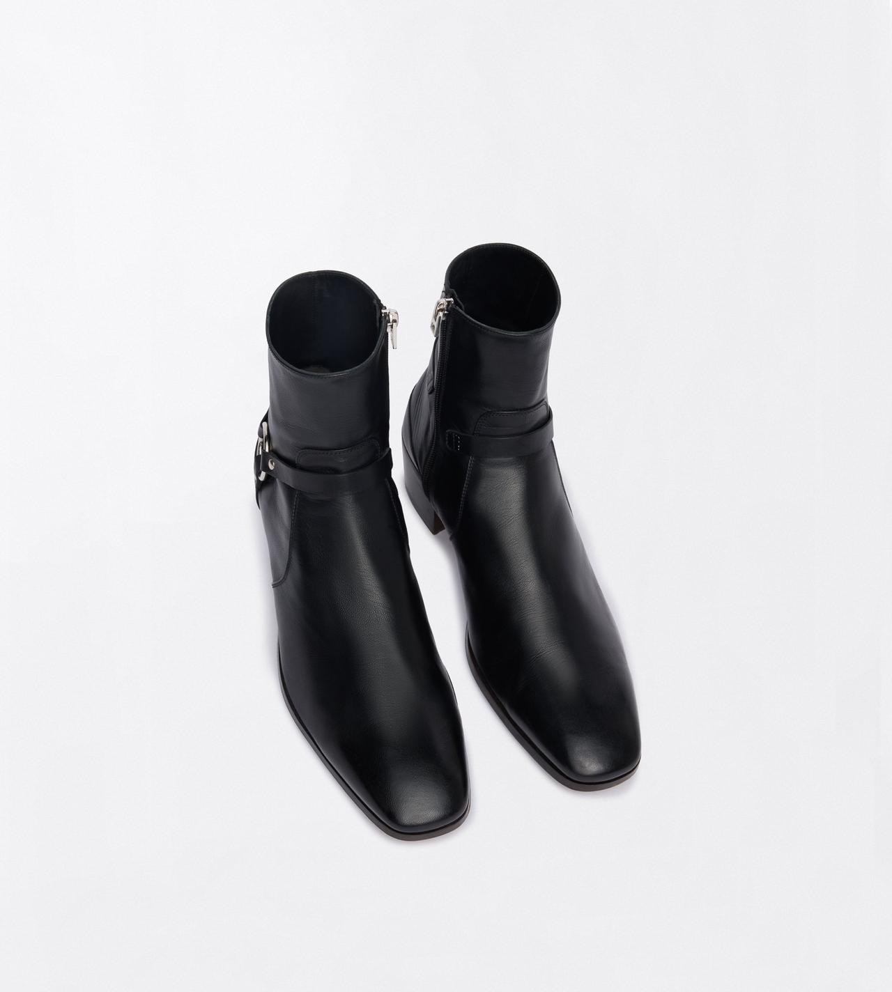TOM FORD LEATHER BLACK SUPPLE LEATHER CLINT BOOT