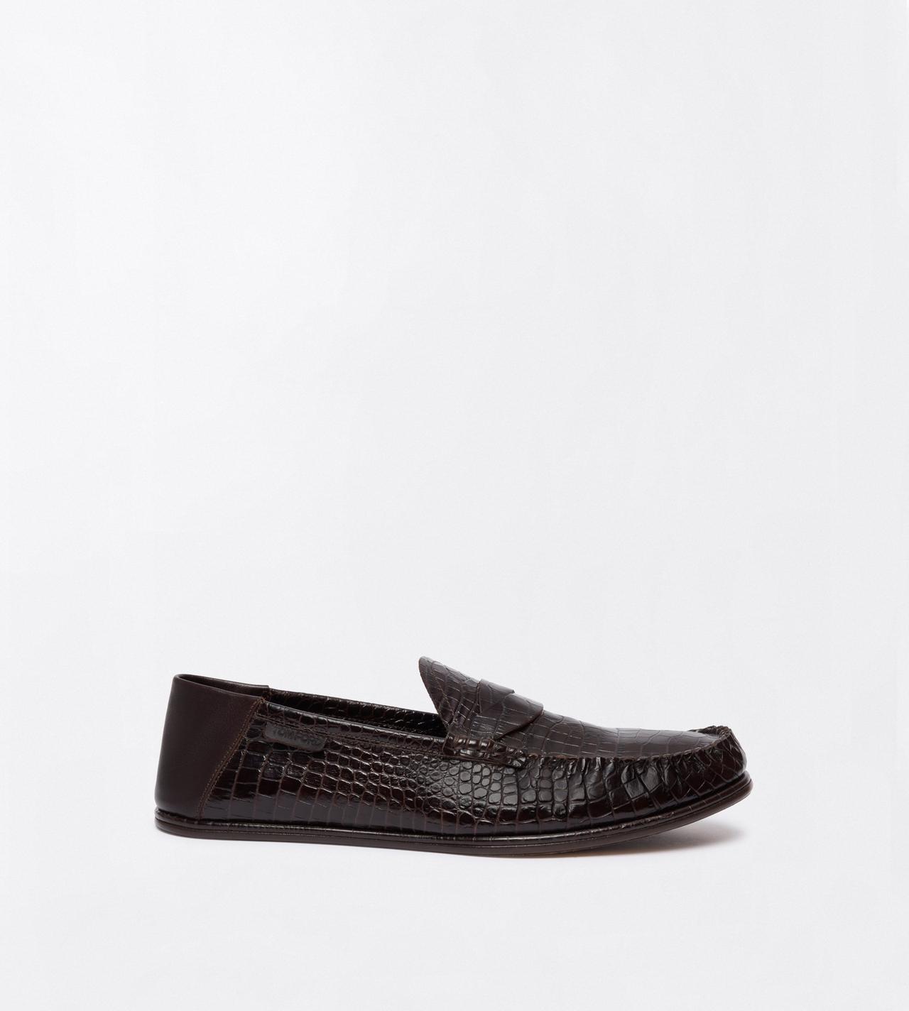 Plage MY_fake leather フード SOFT PRINTED ALLIGATOR SEBASTIAN LOAFER | TOM FORD Fashion