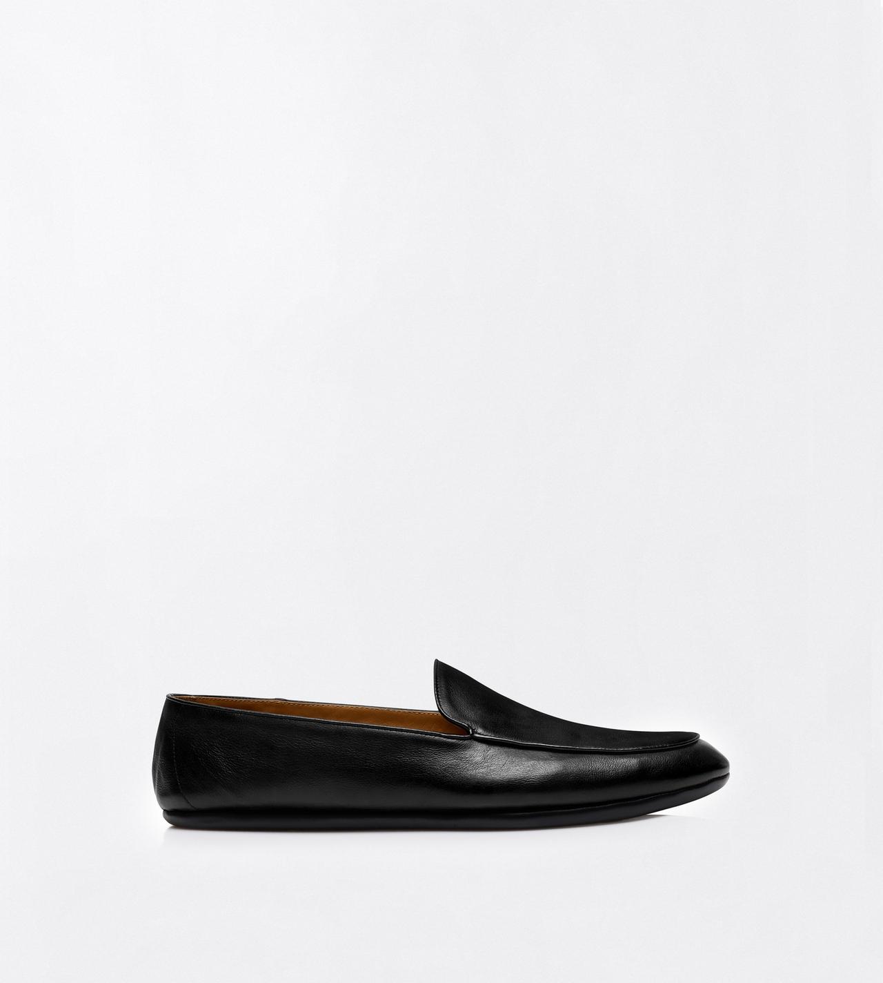 TOM FORD LEATHER BLACK SOFT SUPPLE LEATHER LEO SLIPPER