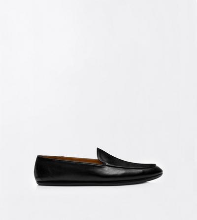 TOM FORD LEATHER BLACK SOFT SUPPLE LEATHER LEO SLIPPER