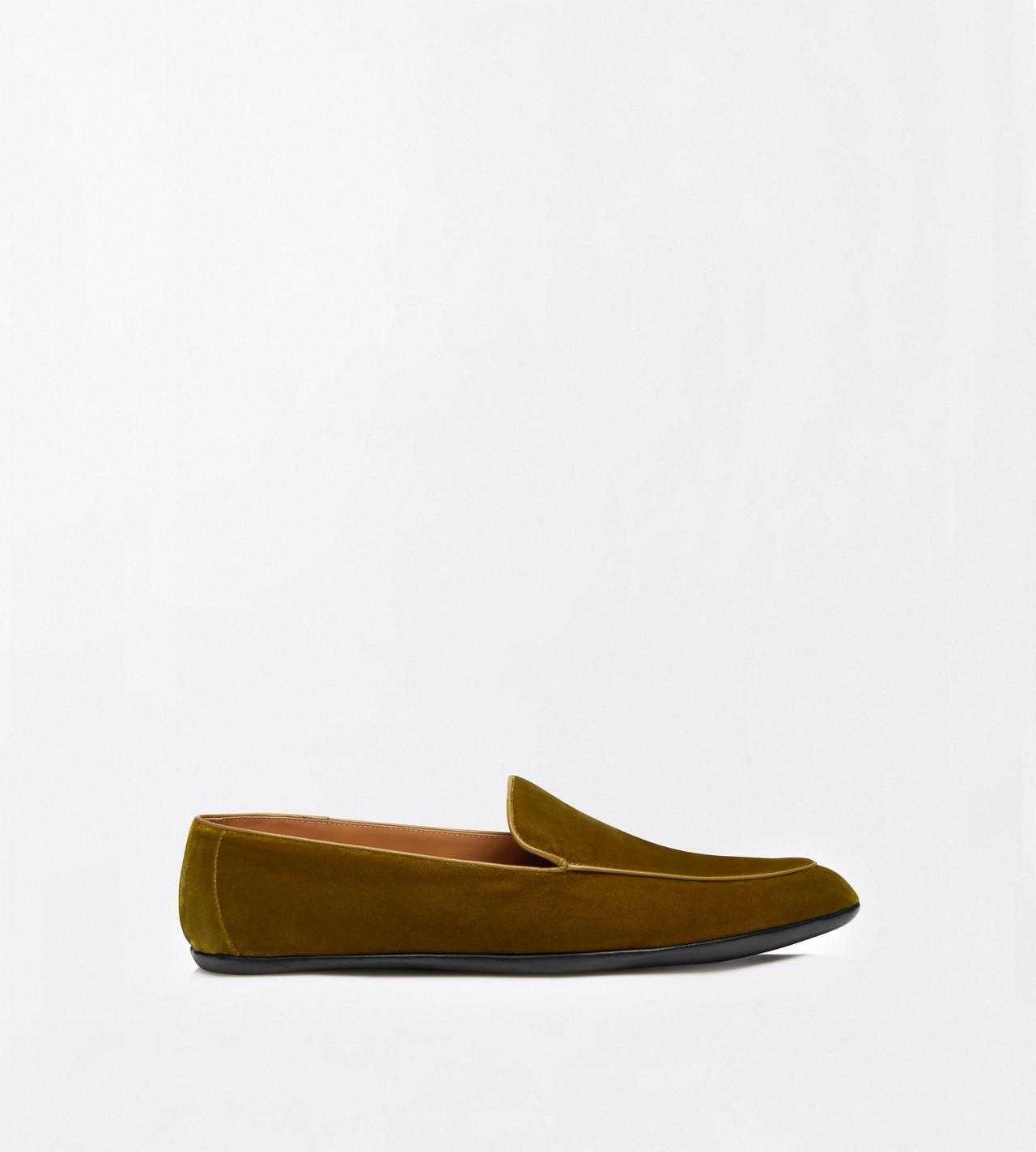 TOM FORD VELVET MUSTARD VELVET LEO SLIPPER