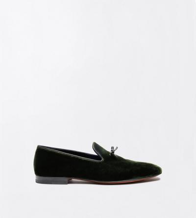 TOM FORD VELVET DEEP FOREST VELVET SCOTT SLIPPER