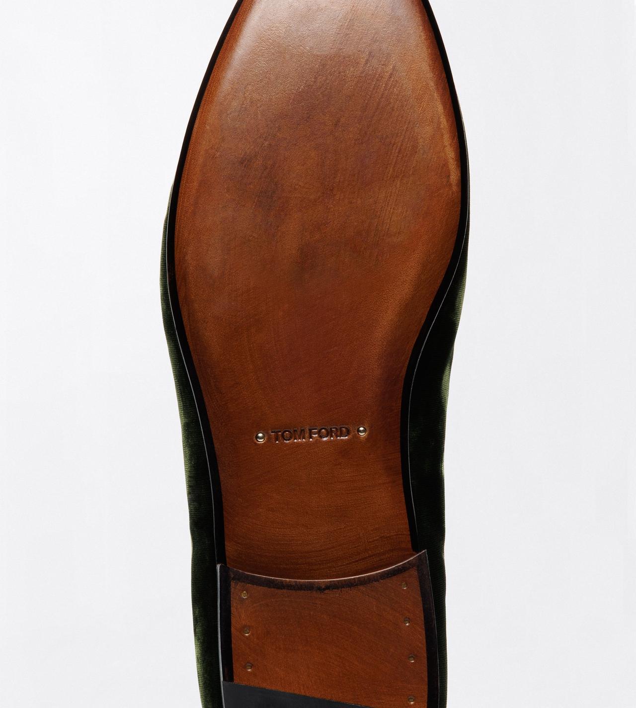 TOM FORD VELVET DEEP FOREST VELVET SCOTT SLIPPER