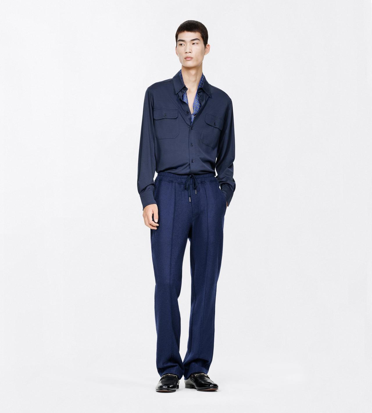TOM FORD CASHMERE NAVY CASHMERE SWEATPANTS&nbsp;