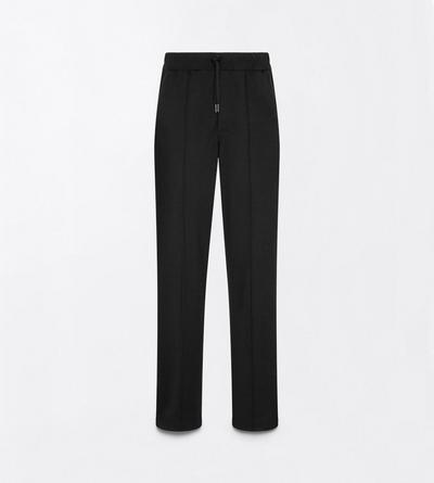 TOM FORD WOOL BLEND BLACK WOOL SILK CASHMERE BLEND LOUNGE PANTS