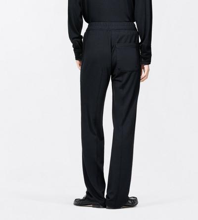 TOM FORD WOOL BLEND BLACK WOOL SILK CASHMERE BLEND LOUNGE PANTS