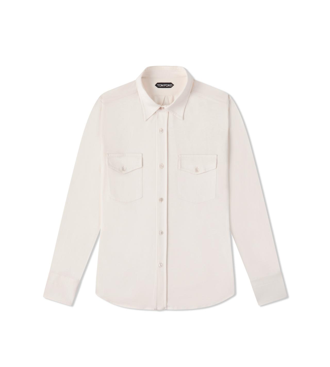 SILK COTTON BLEND SHIRT | Tom Ford Fashion