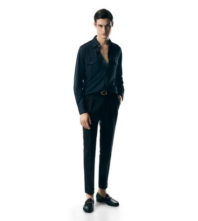 SILK COTTON BLEND SHIRT image number 1
