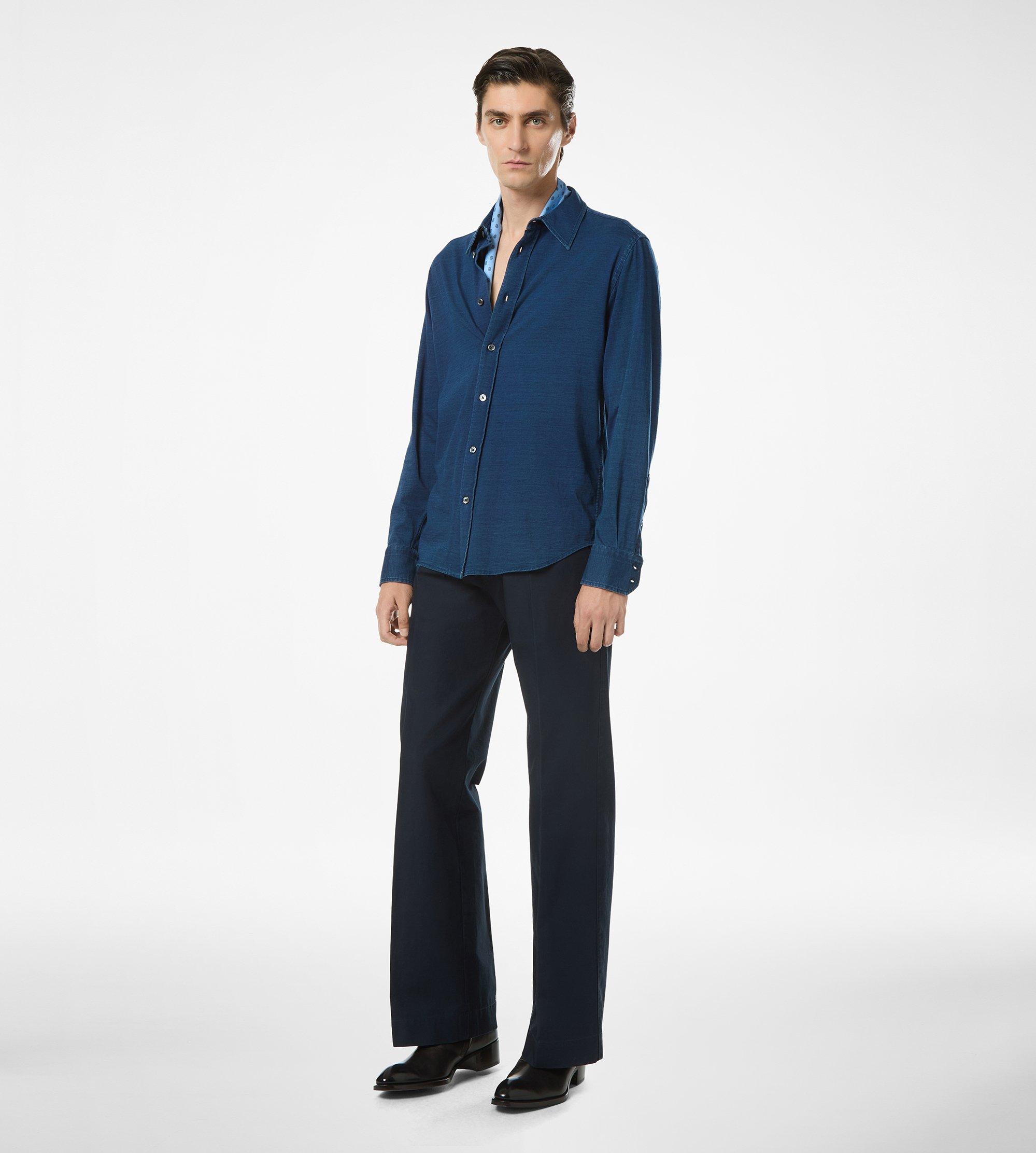 COTTON INDIGO SHIRT